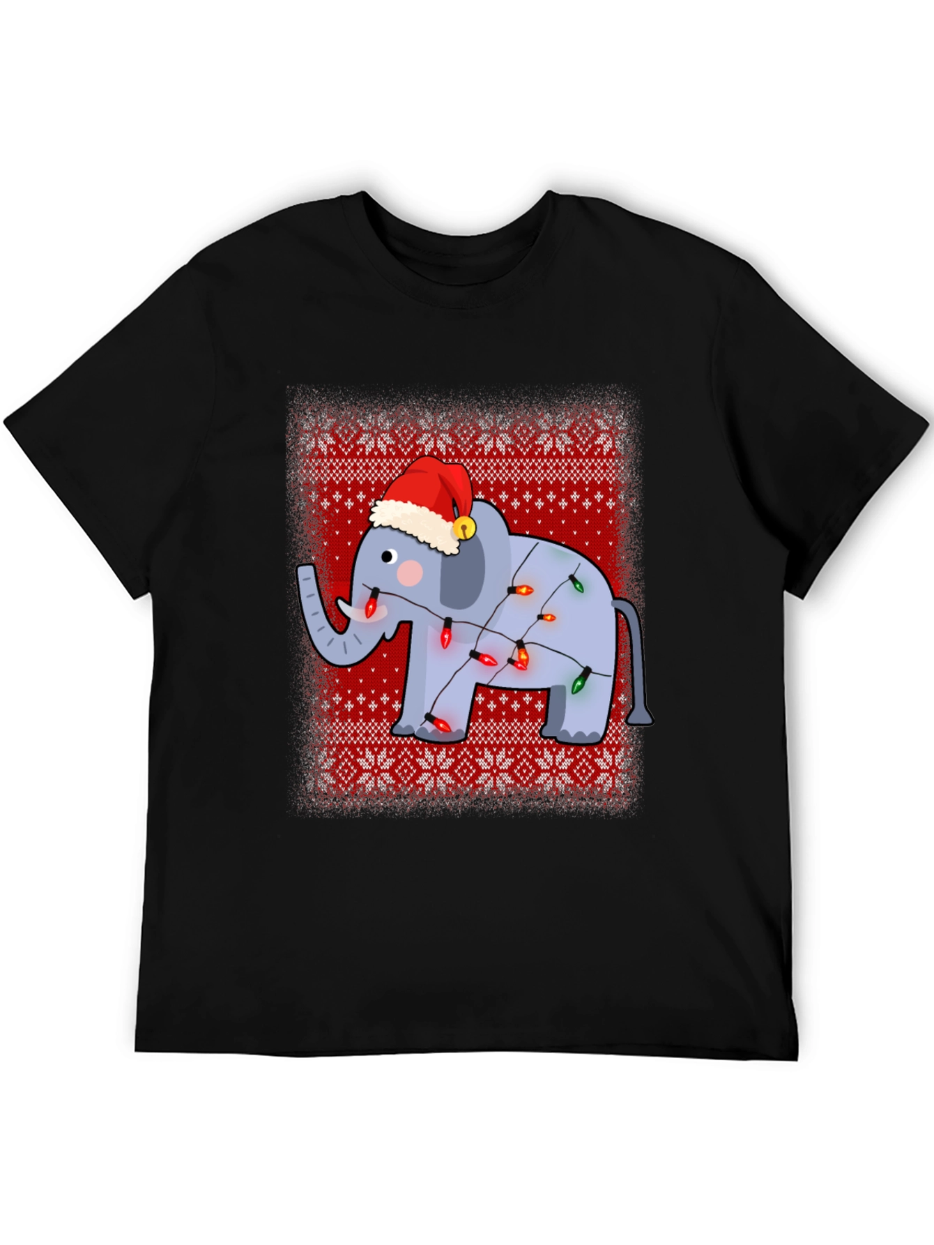 Festive Elephant Christmas T-Shirt