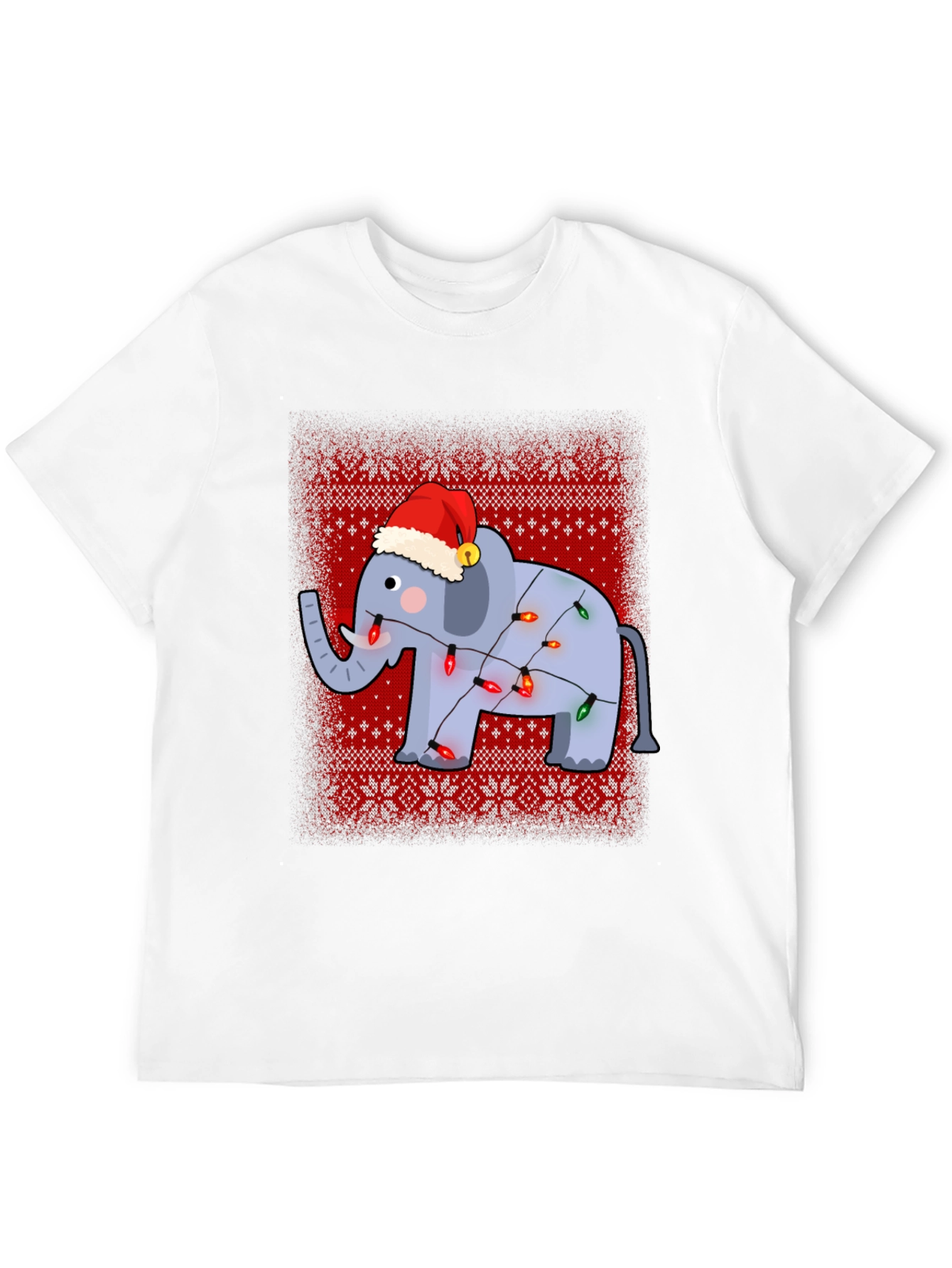 Festive Elephant Christmas T-Shirt