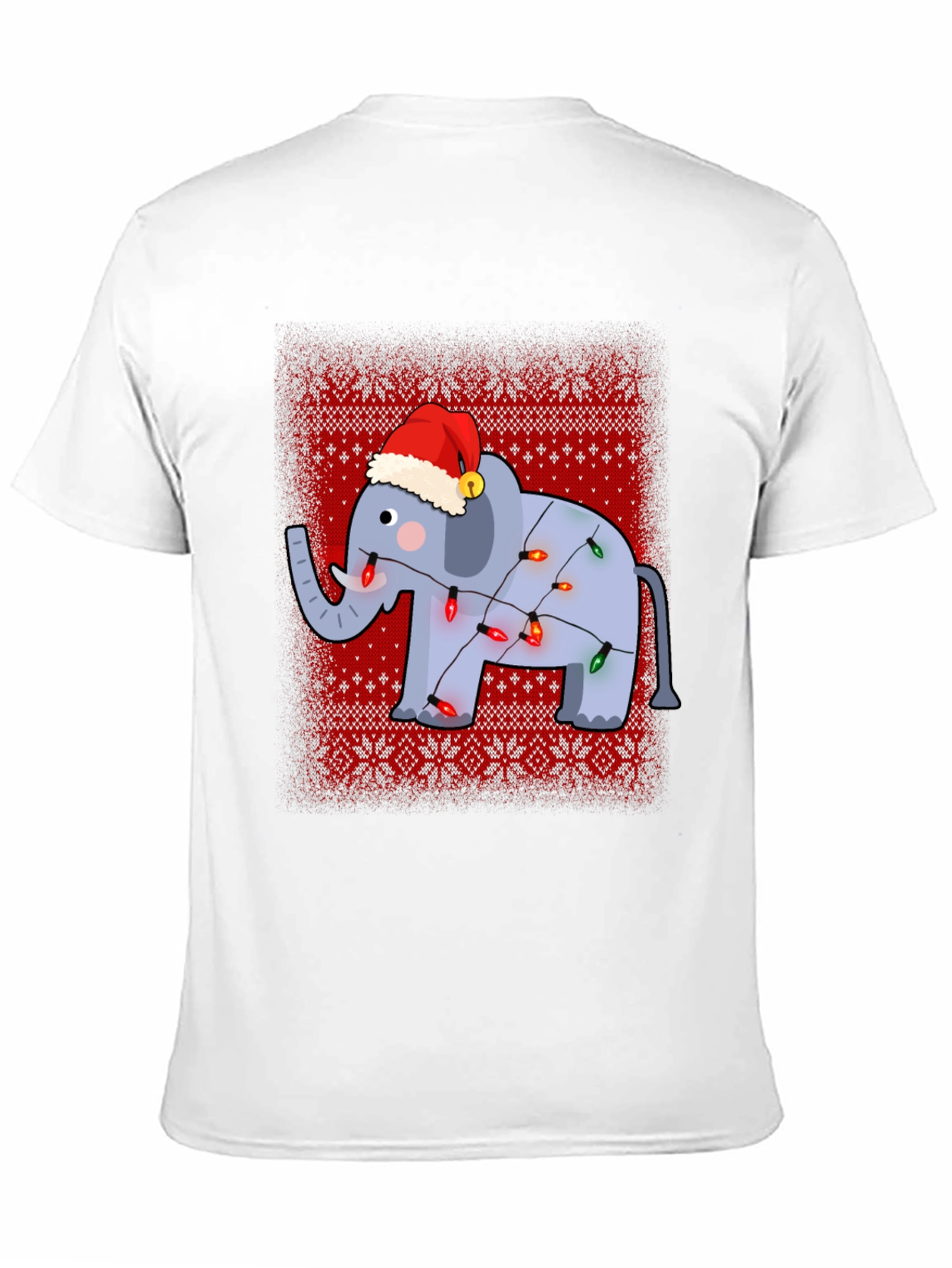 Festive Elephant Christmas T-Shirt