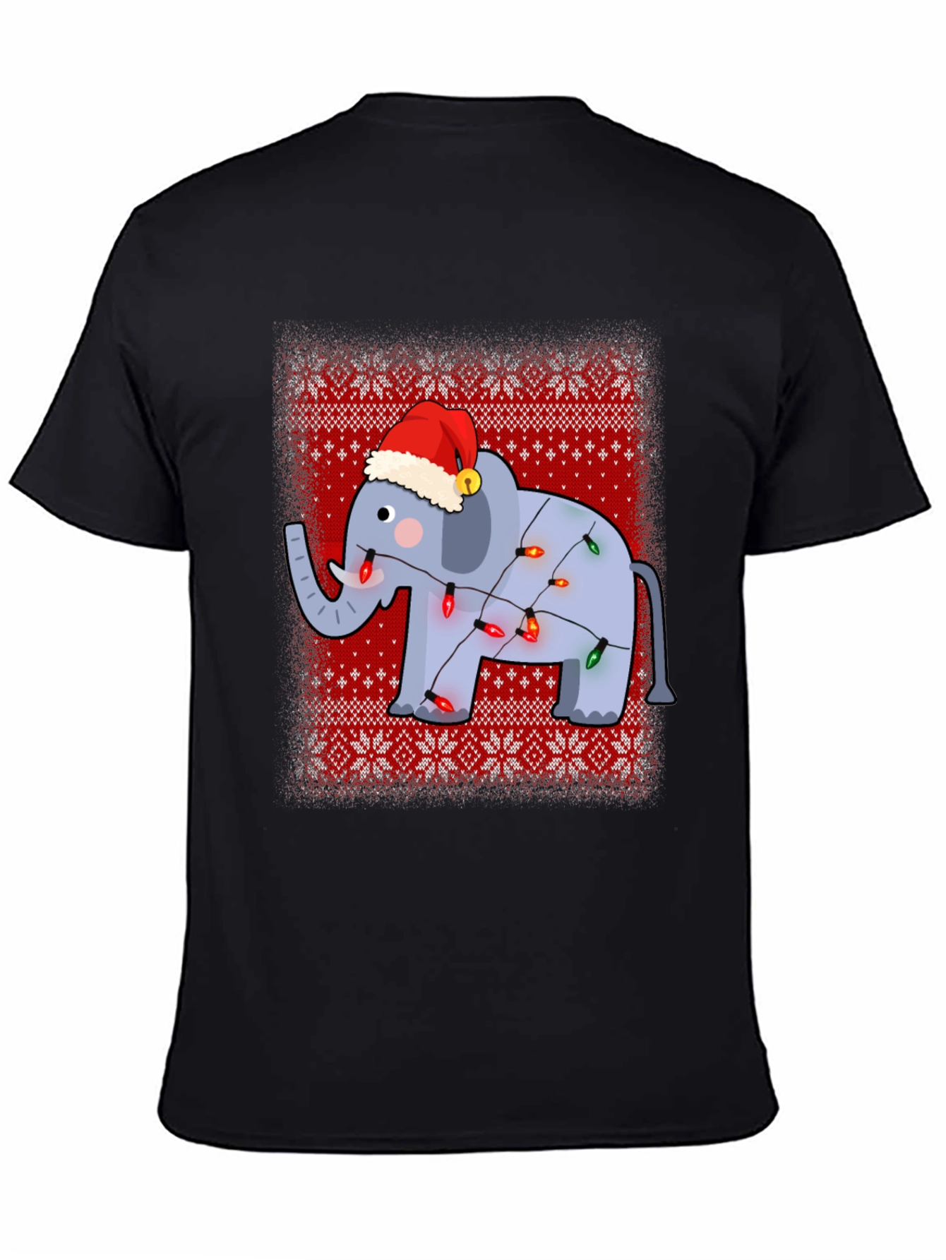 Festive Elephant Christmas T-Shirt