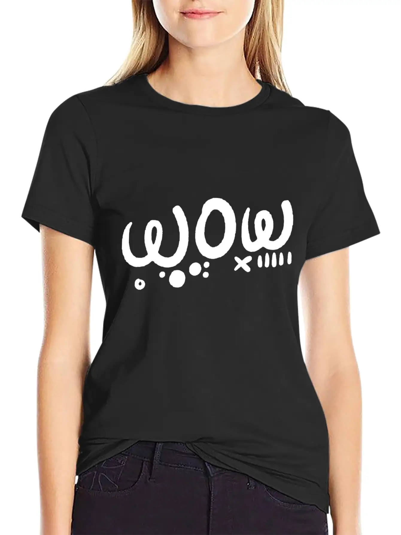 Wow Typography Style Quote Unisex Casual T-Shirt – Clean Design For Daily Comfort