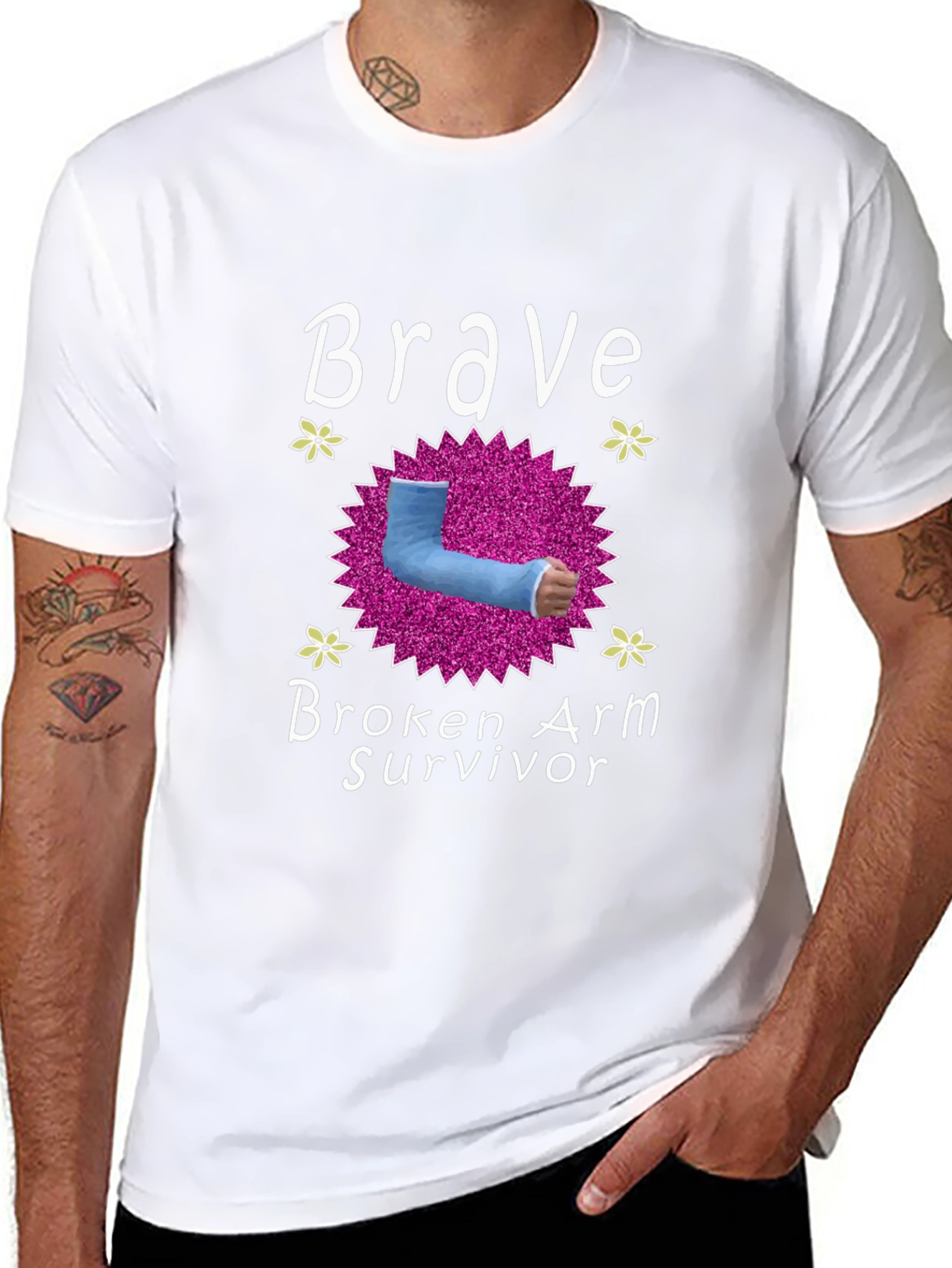 Brave Broken Arm Survivor T-Shirt