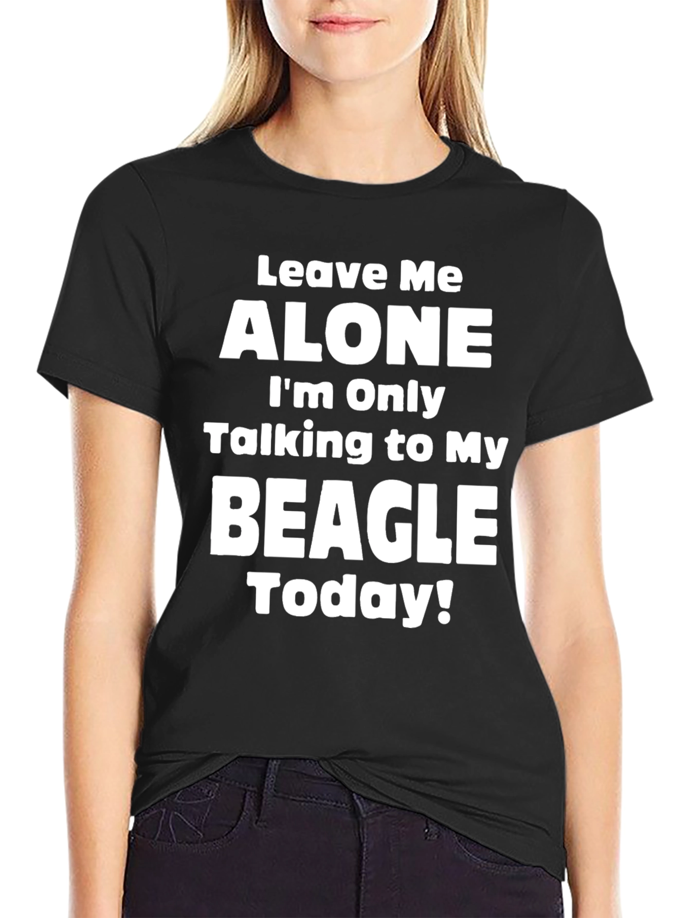 Funny Dog Lover T-Shirt - Leave Me Alone Beagle!