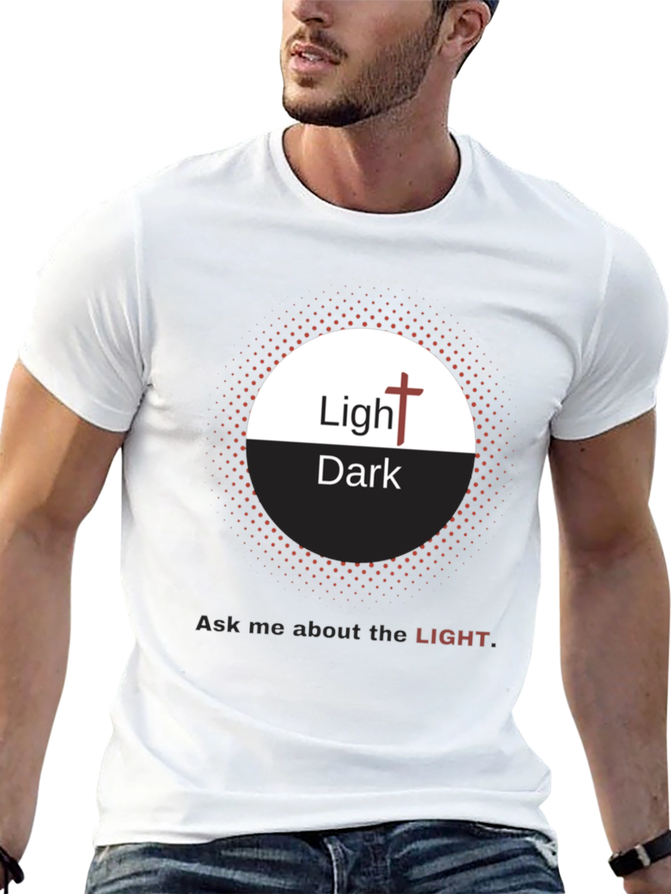 Light and Dark Christian T-Shirt