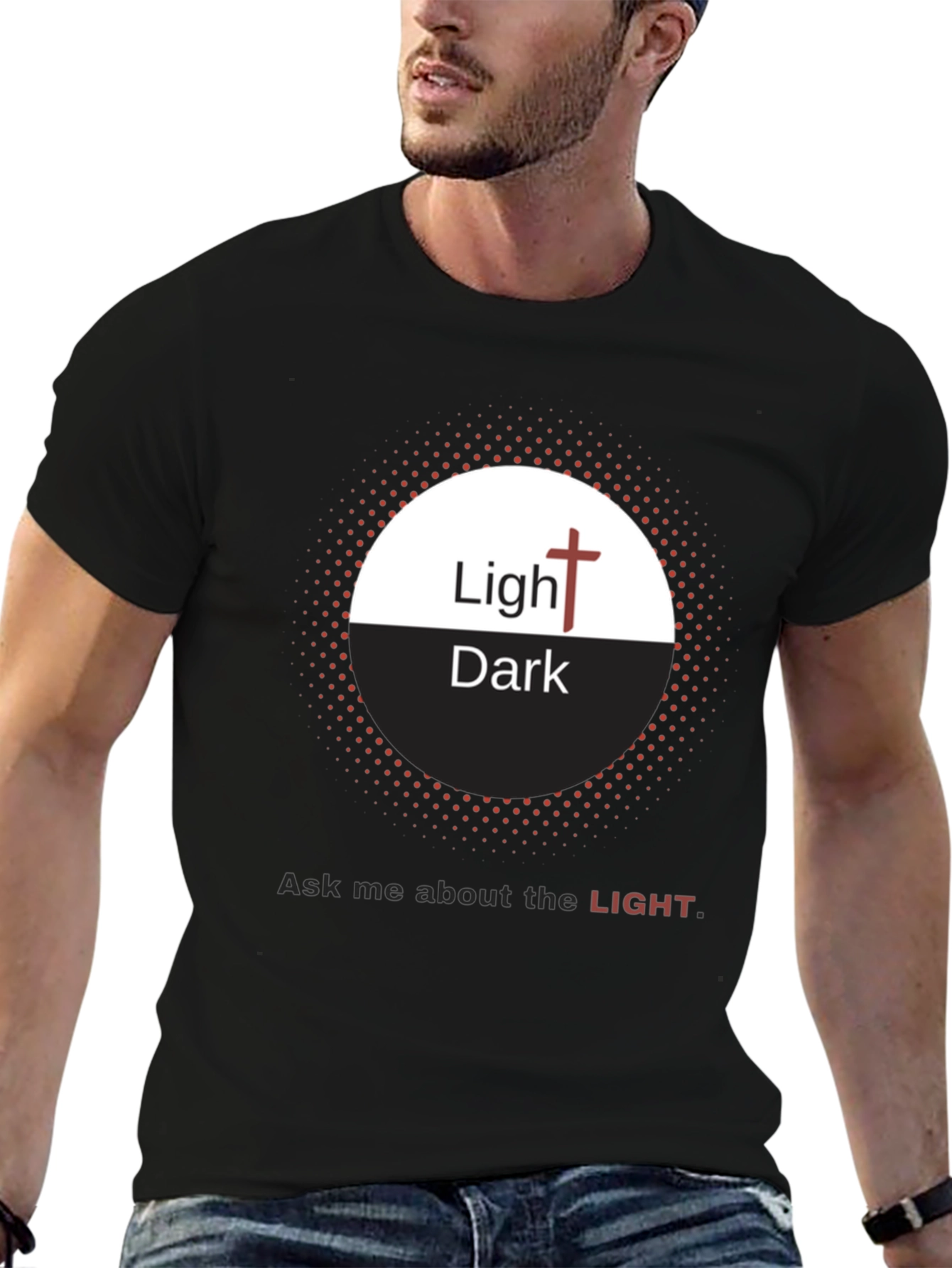 Light and Dark Christian T-Shirt
