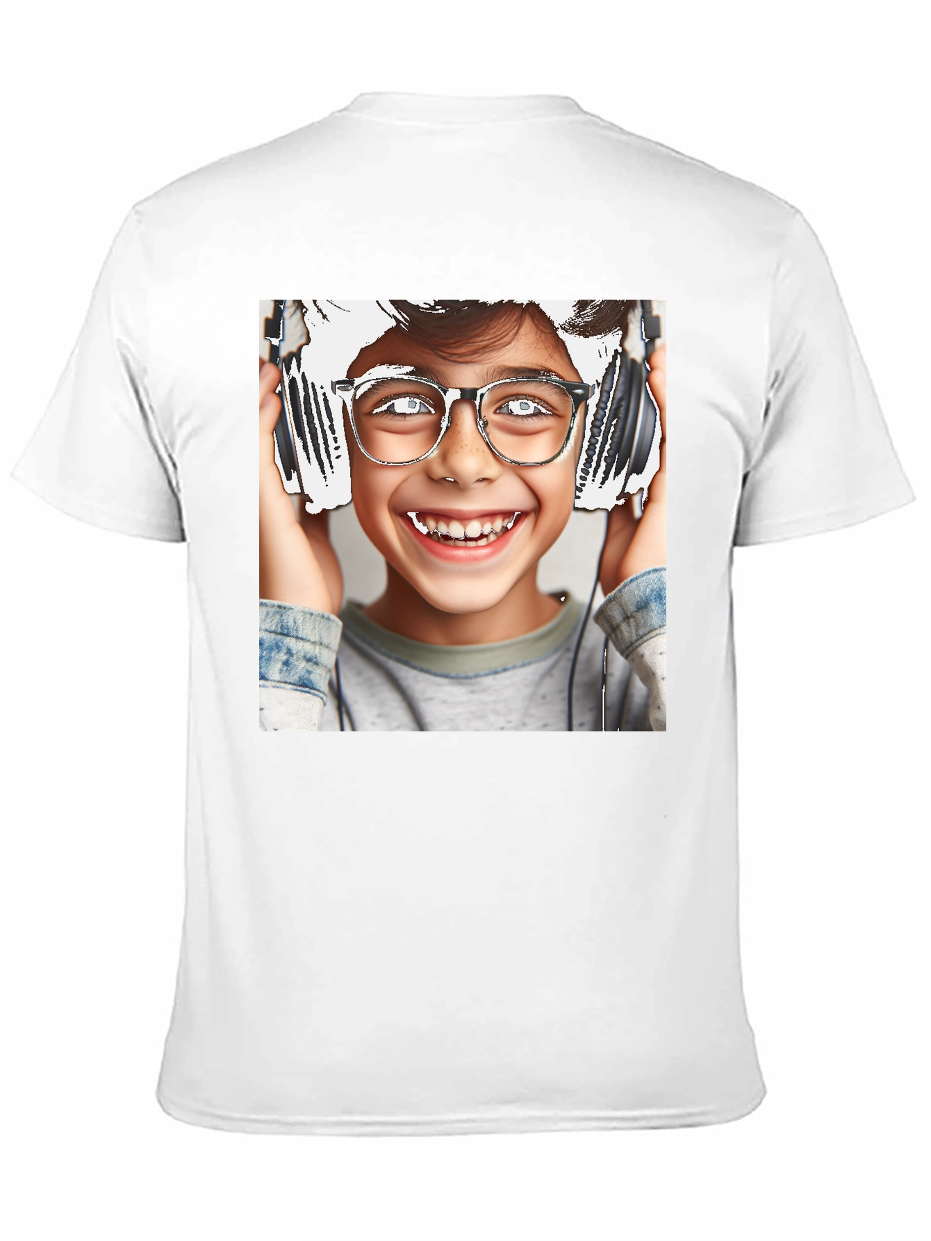 Cool Kid Graphic Tee - Black Cotton Comfort