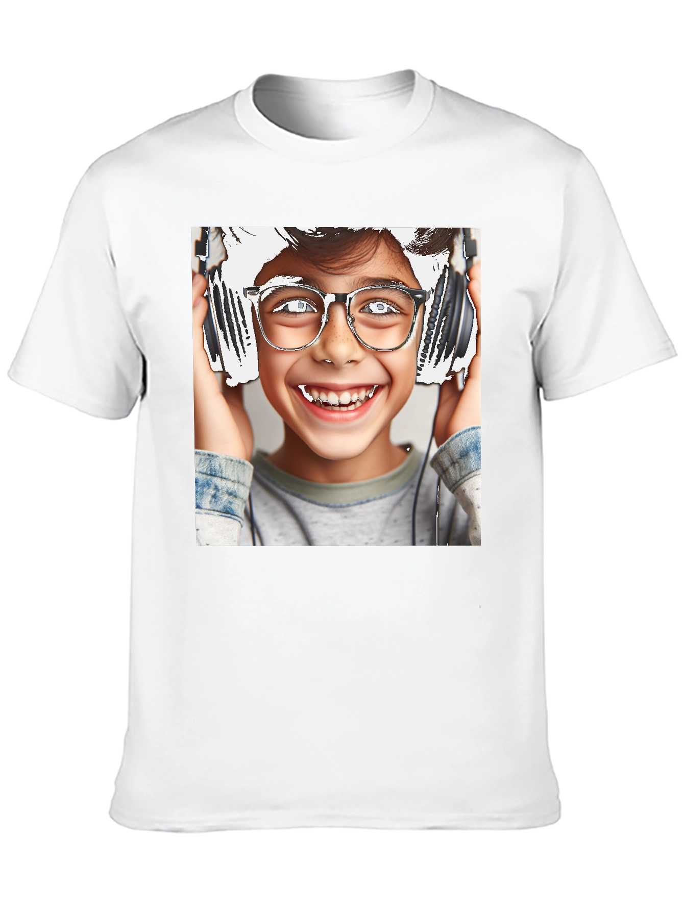 Cool Kid Graphic Tee - Black Cotton Comfort