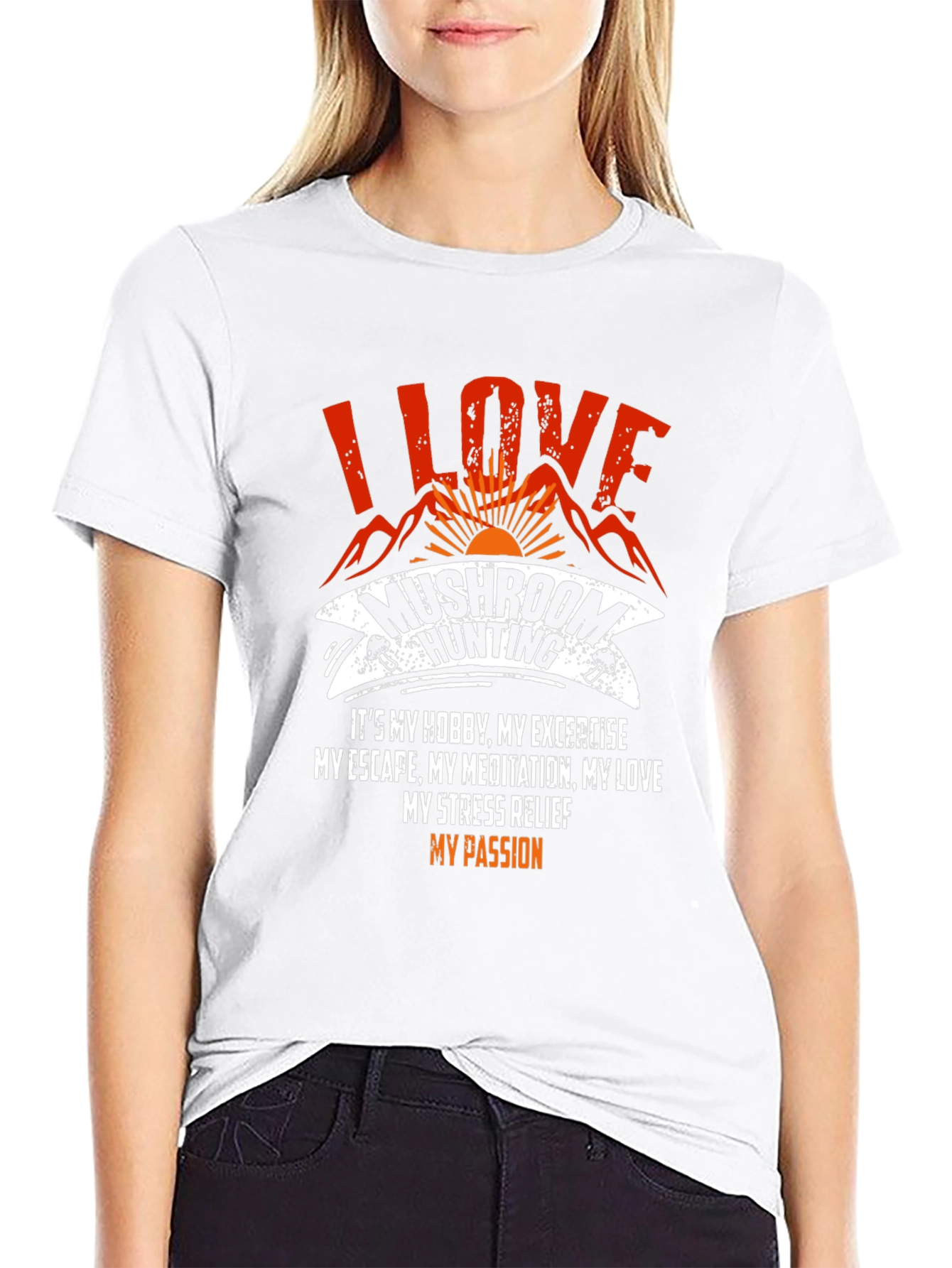 Mushroom Hunting T-Shirt - I Love Mushroom Hunting Tee