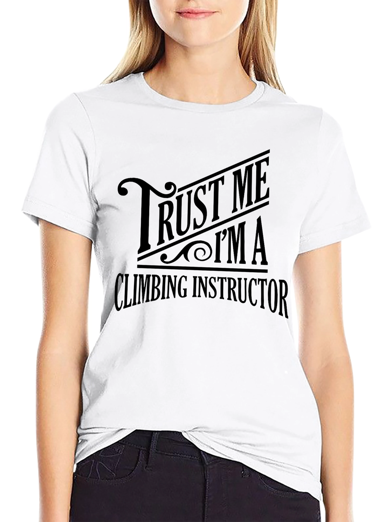 Climbing Instructor Black T-Shirt