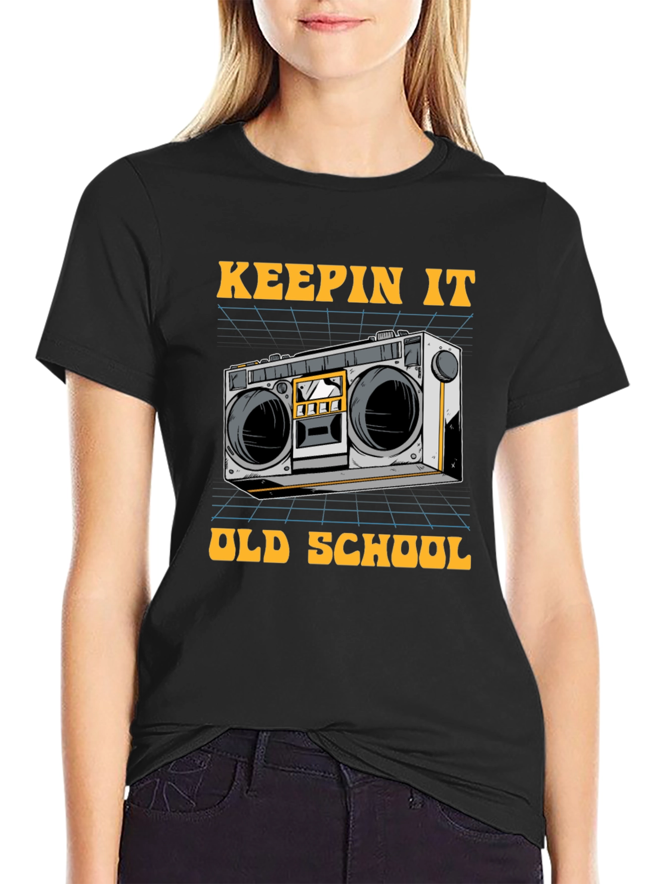 Keepin It Old School Boombox T-Shirt