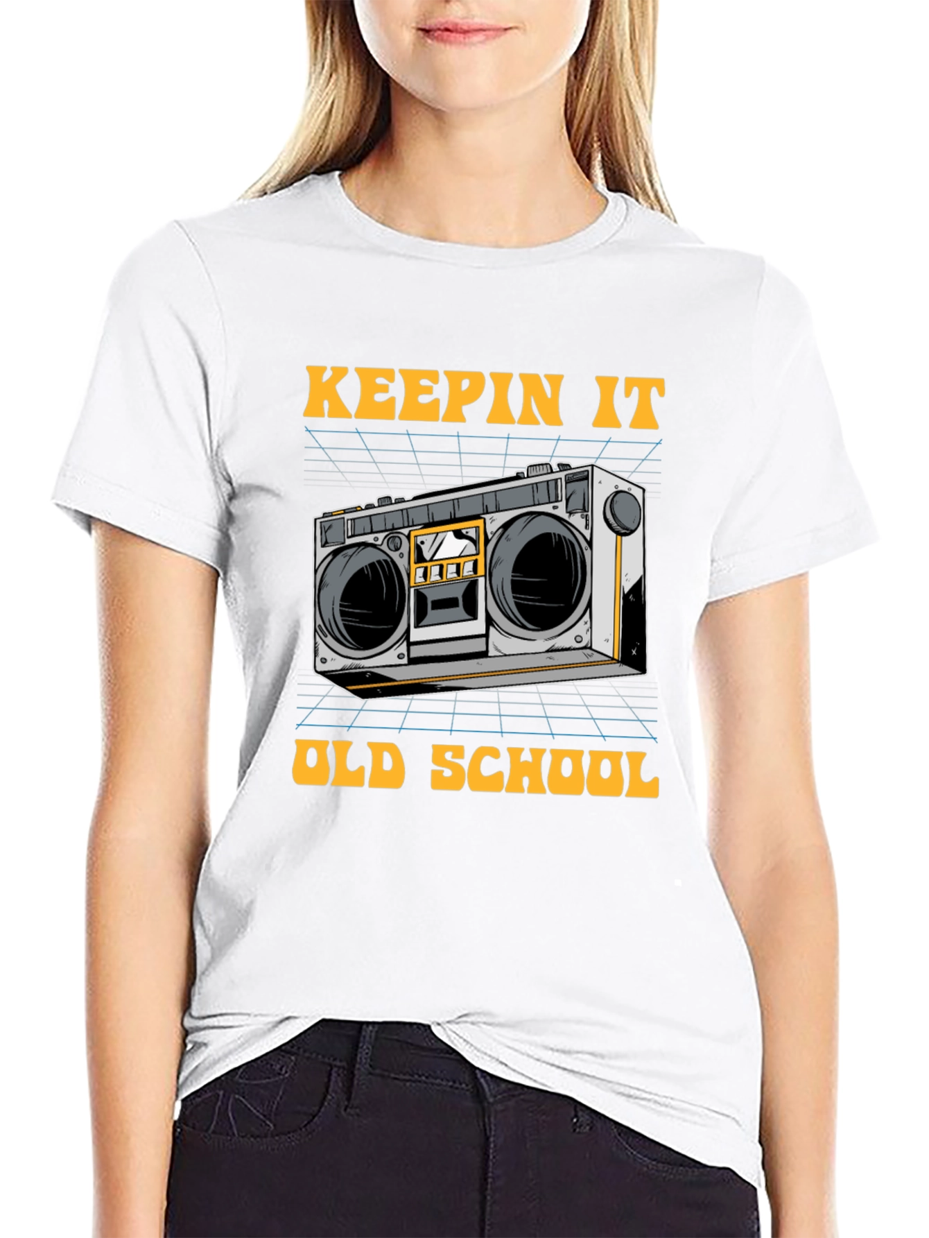 Keepin It Old School Boombox T-Shirt