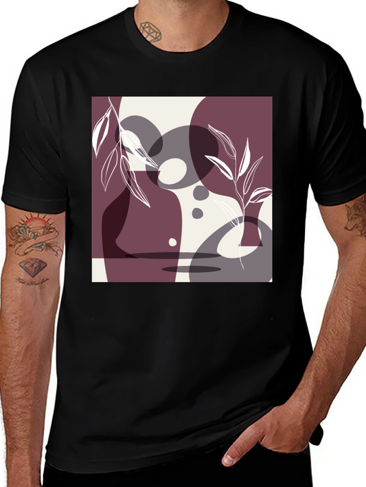 Abstract Art Black T-Shirt