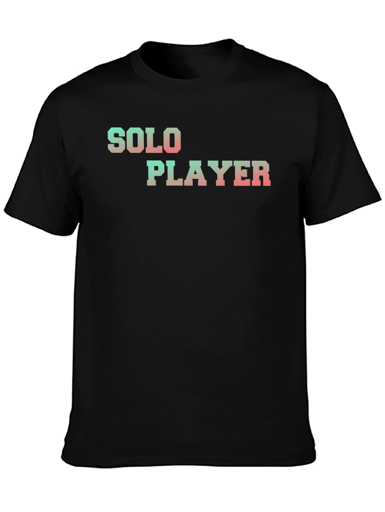 Solo Player Graphic Tee - Gamer Style T-Shirt