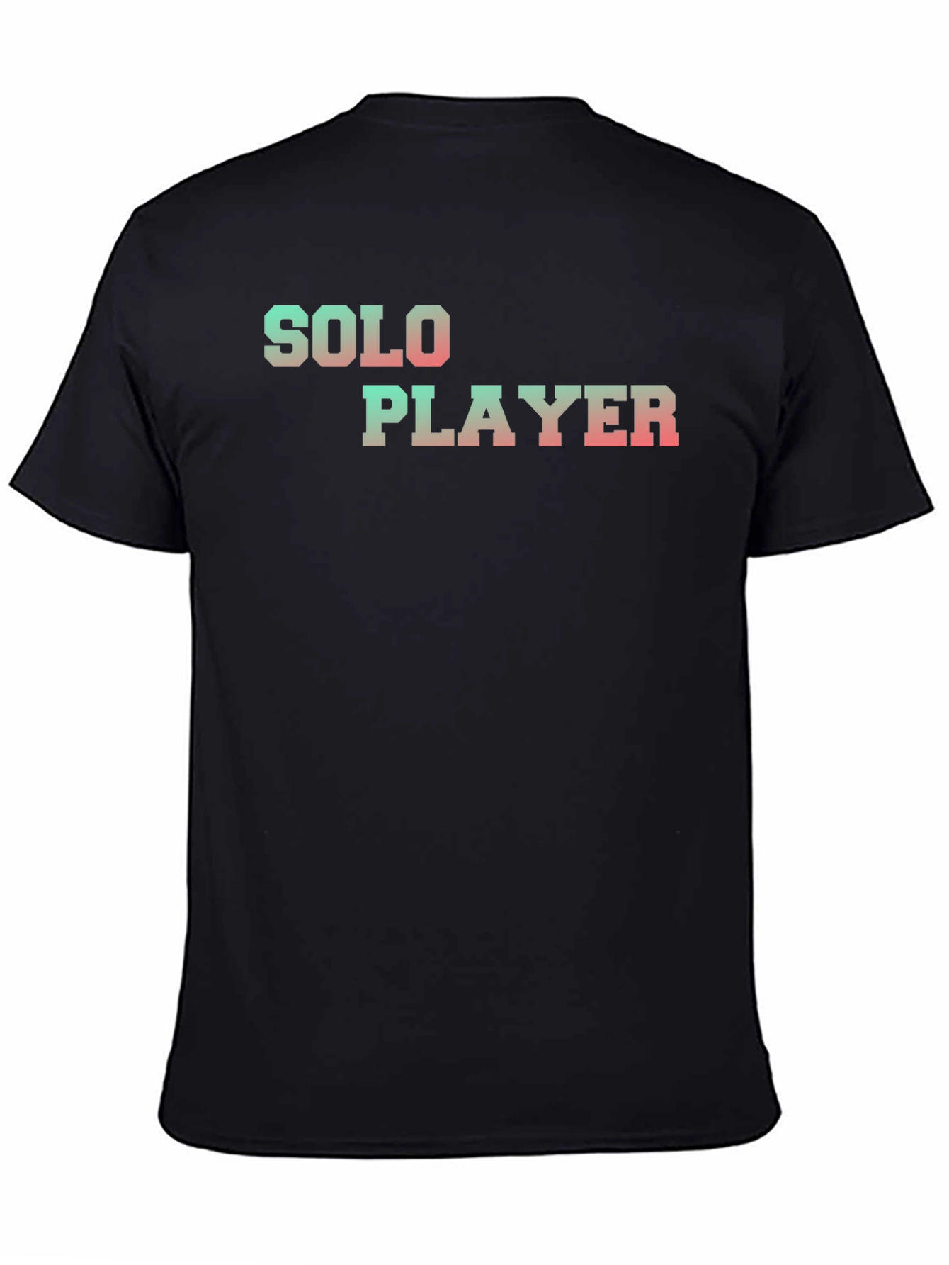 Solo Player Graphic Tee - Gamer Style T-Shirt