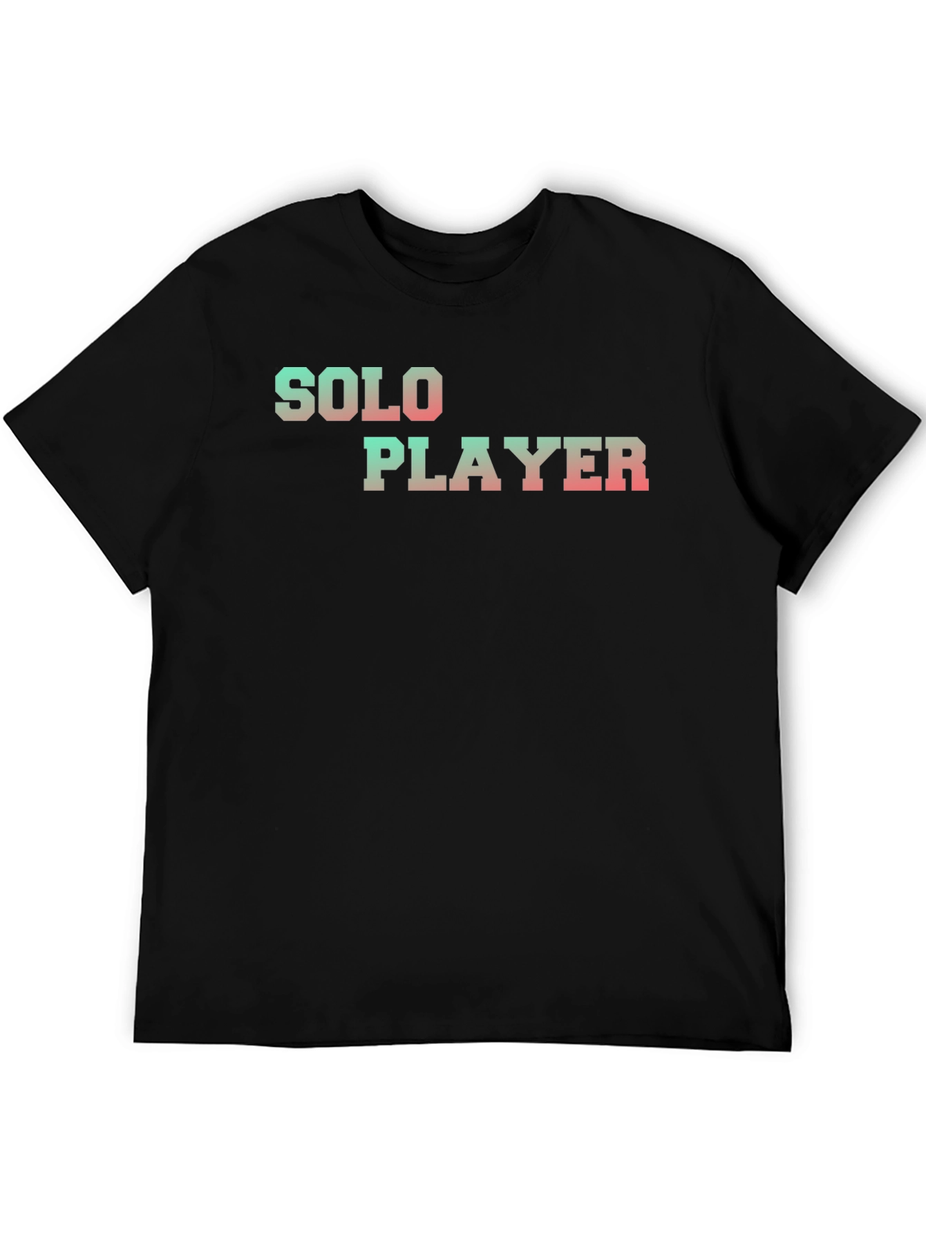 Solo Player Graphic Tee - Gamer Style T-Shirt