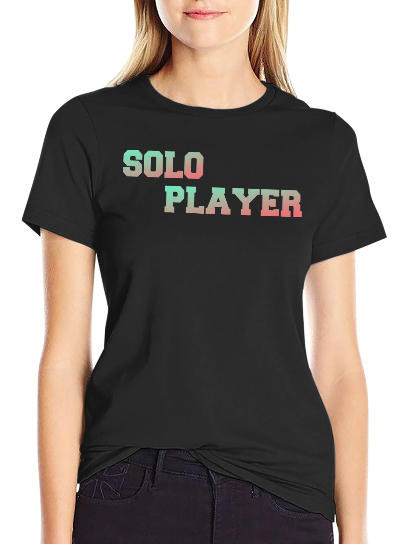 Solo Player Graphic Tee - Gamer Style T-Shirt