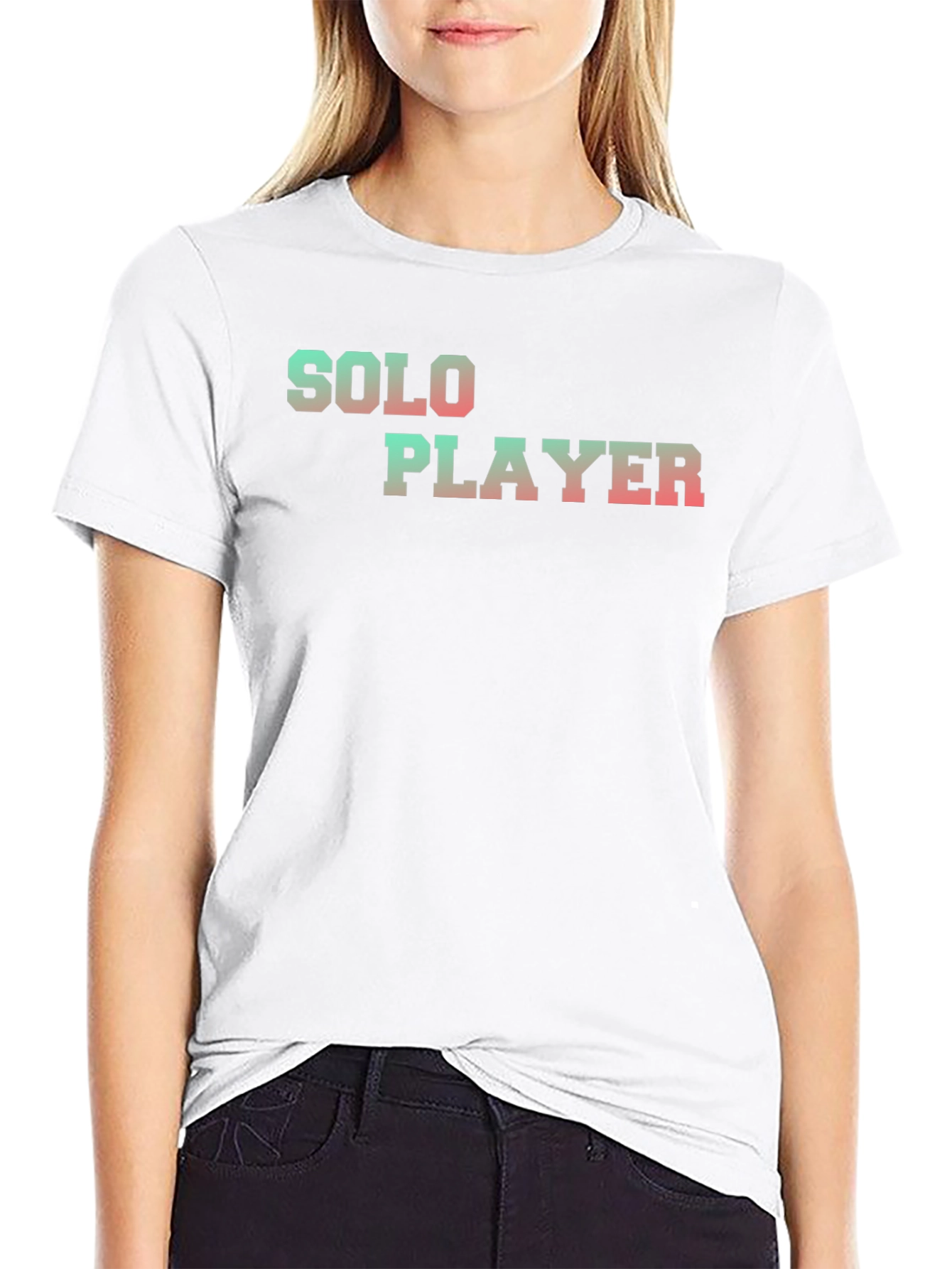Solo Player Graphic Tee - Gamer Style T-Shirt