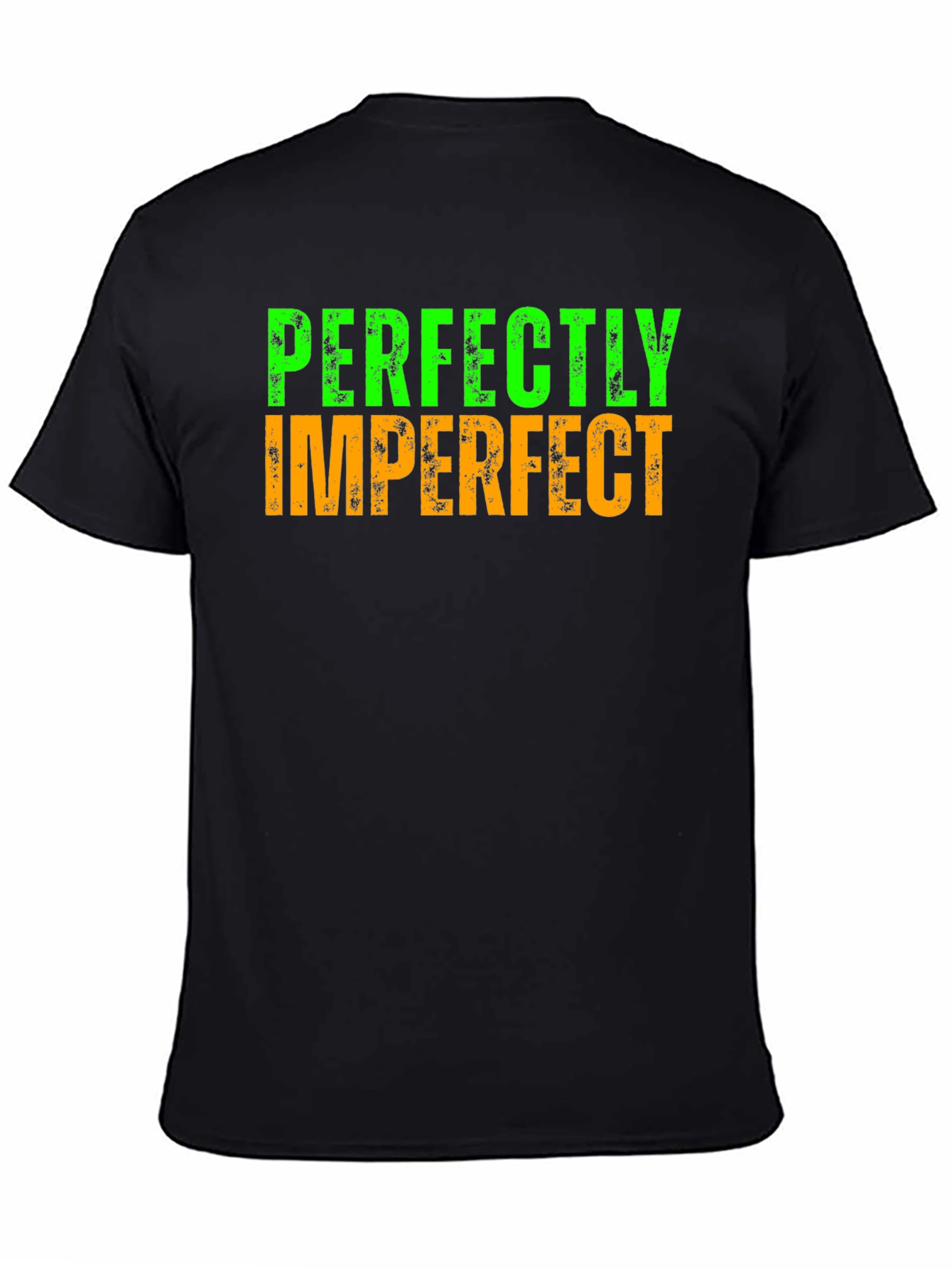 Perfectly Imperfect Graphic Tee - Black