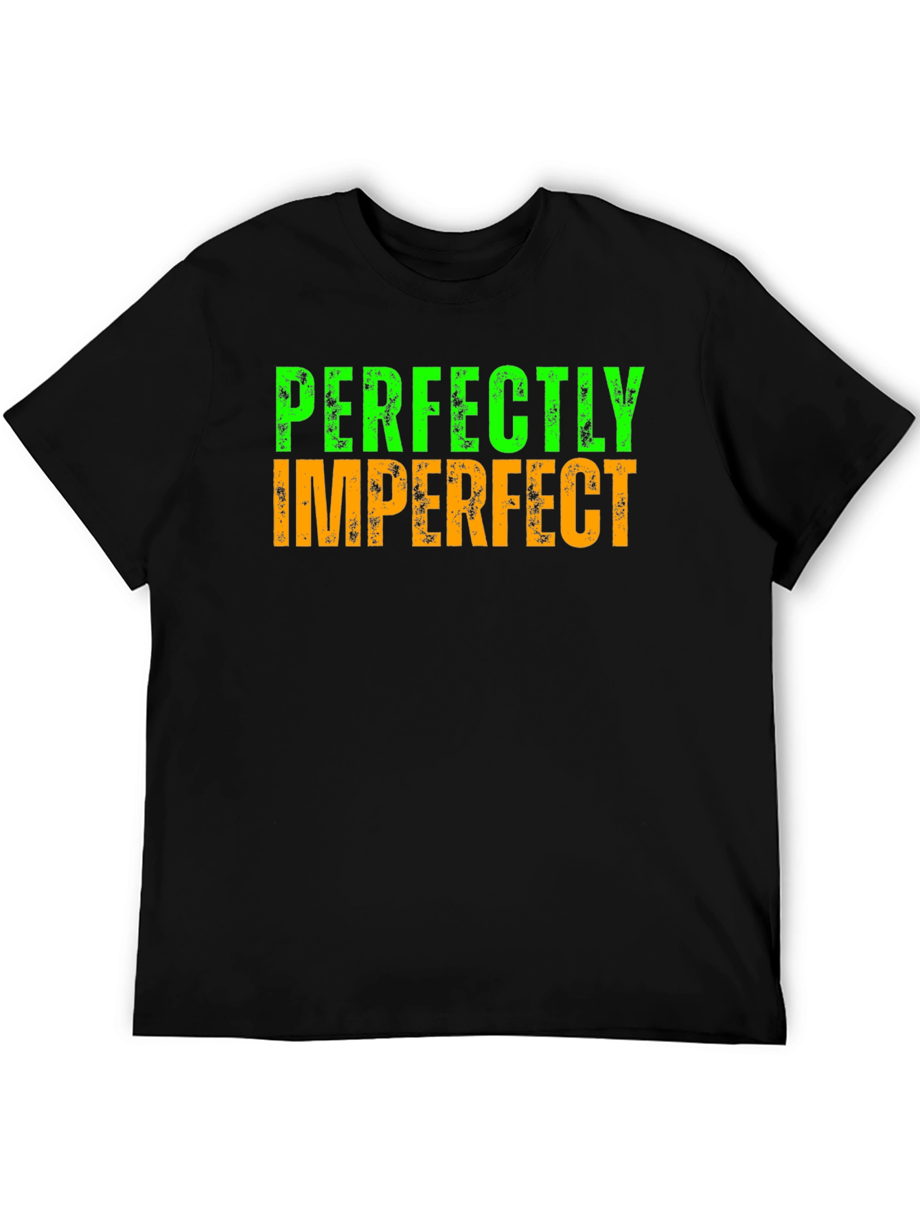 Perfectly Imperfect Graphic Tee - Black