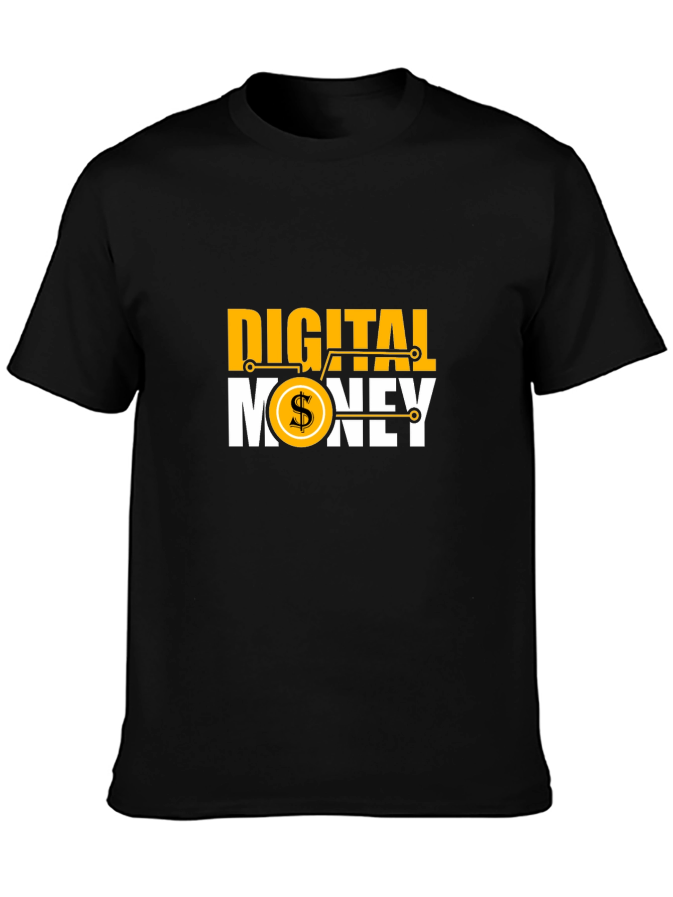 Digital Money Graphic Tee - Black