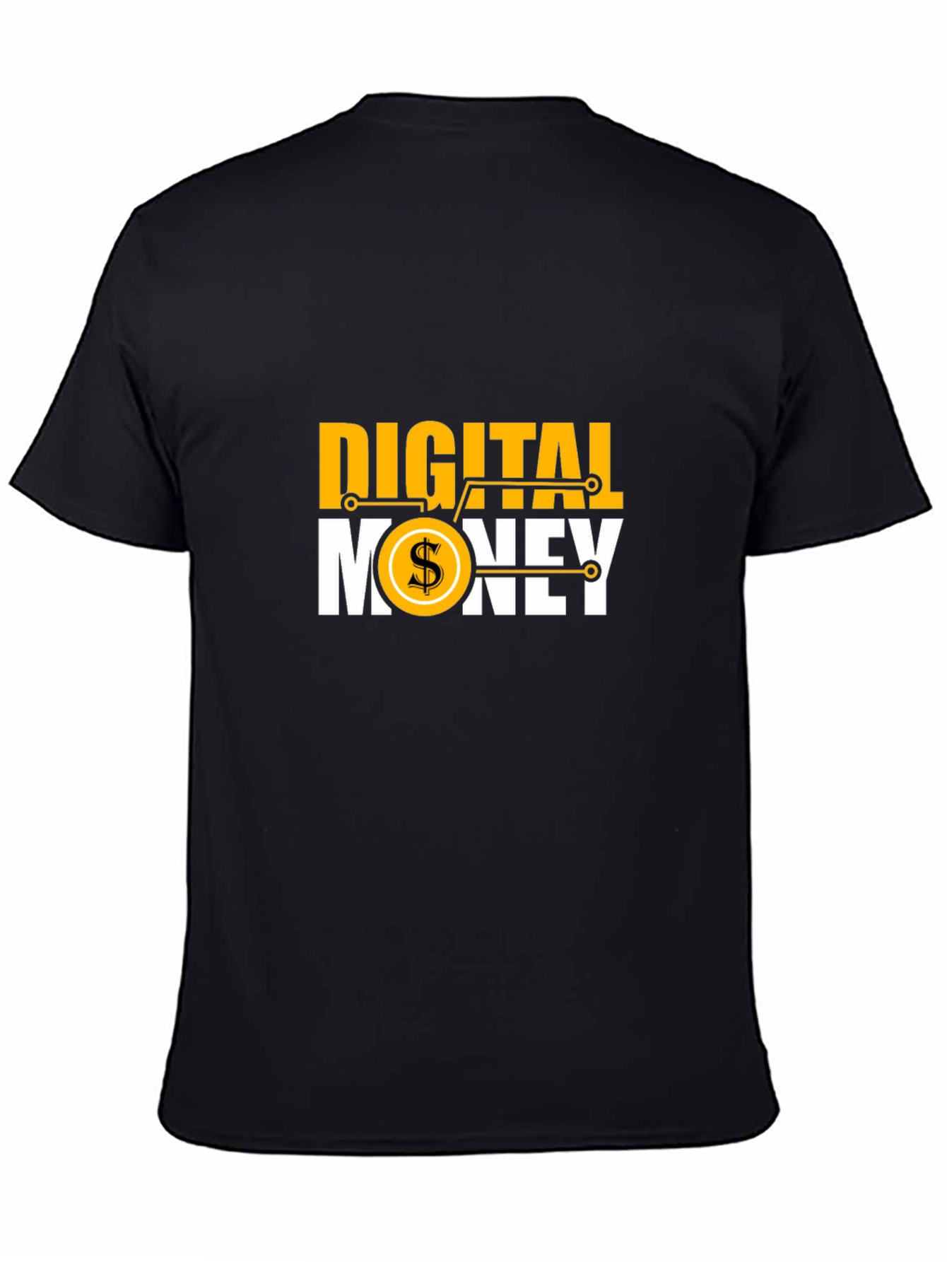 Digital Money Graphic Tee - Black