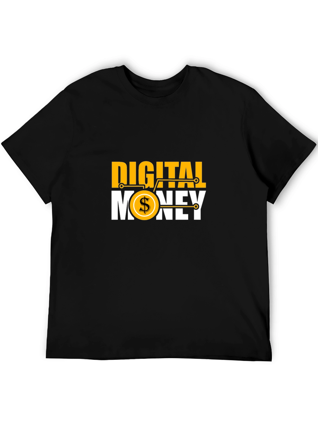 Digital Money Graphic Tee - Black