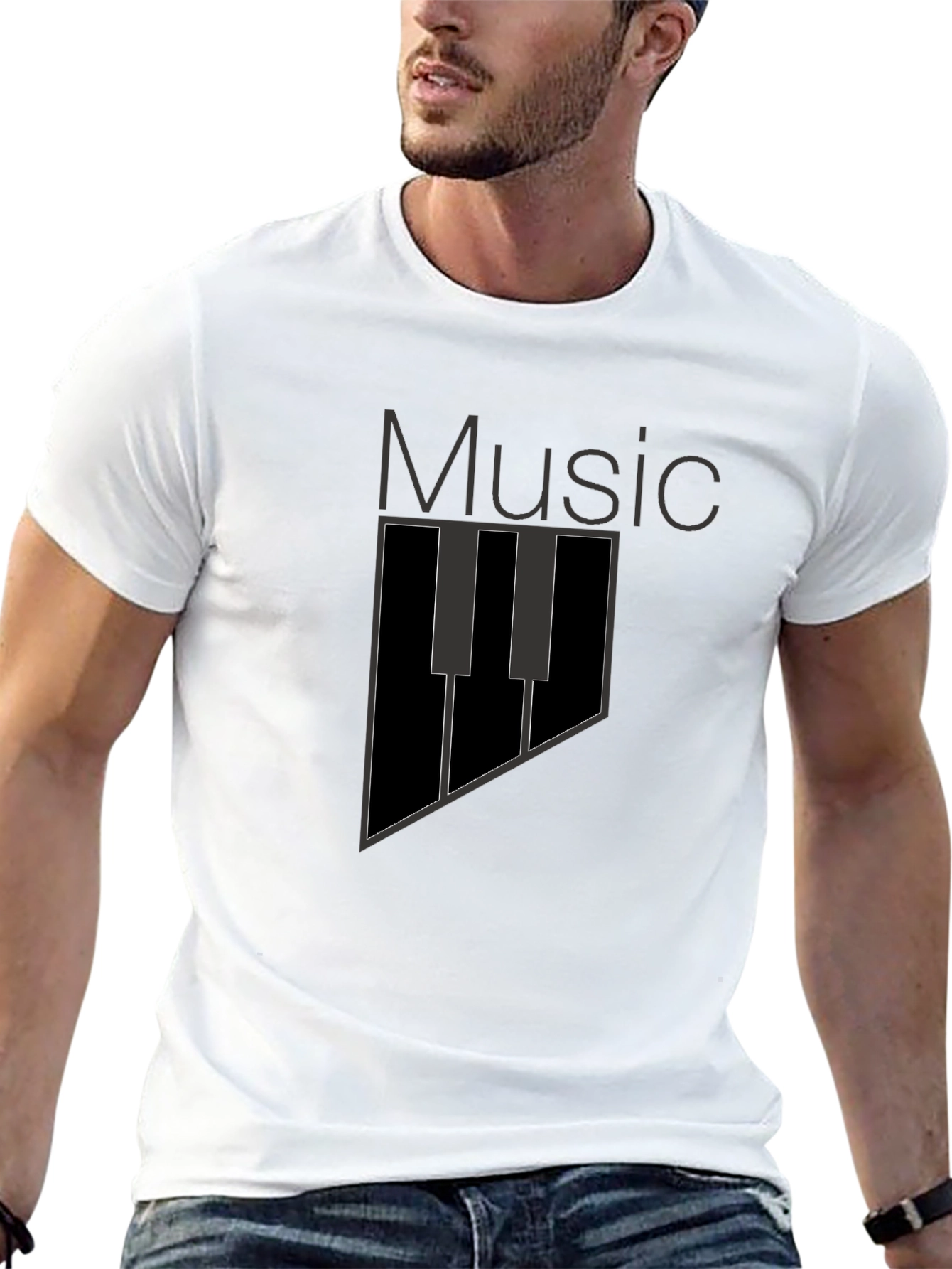 Music Keys Graphic Tee
