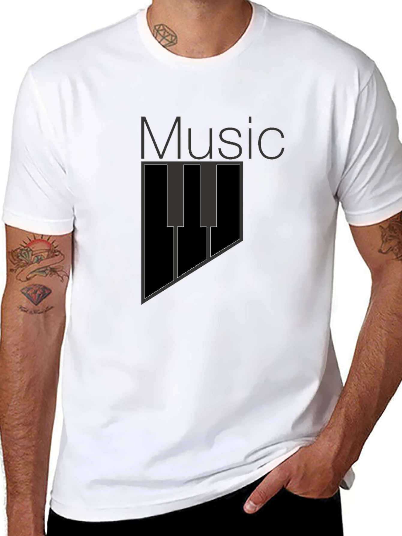 Music Keys Graphic Tee