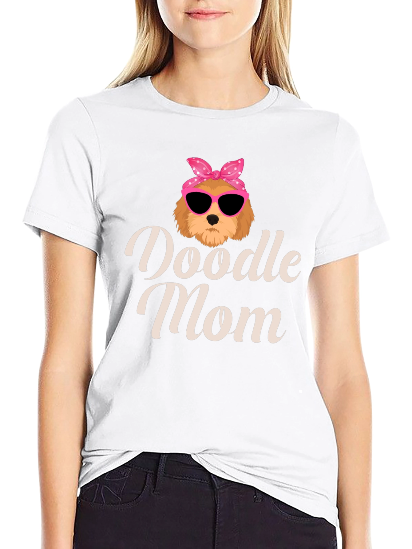 Doodle Mom T-Shirt - Cute Dog Graphic Tee