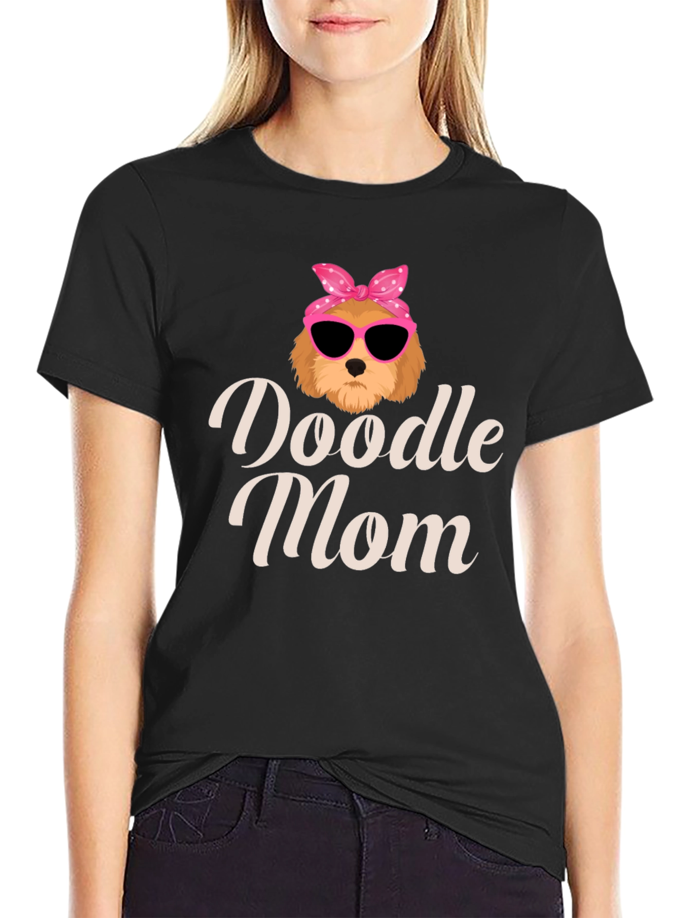 Doodle Mom T-Shirt - Cute Dog Graphic Tee
