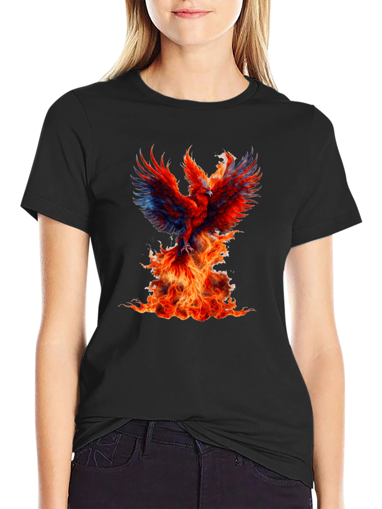 Phoenix Rising Black T-Shirt