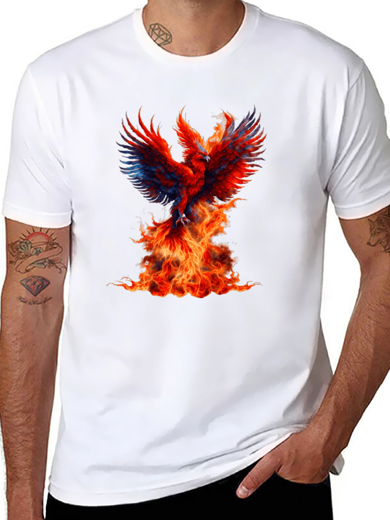 Phoenix Rising Black T-Shirt