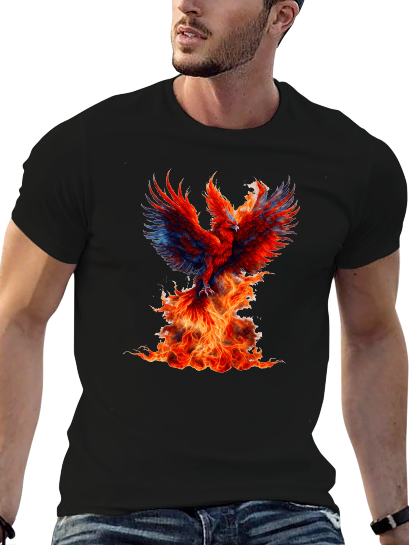 Phoenix Rising Black T-Shirt