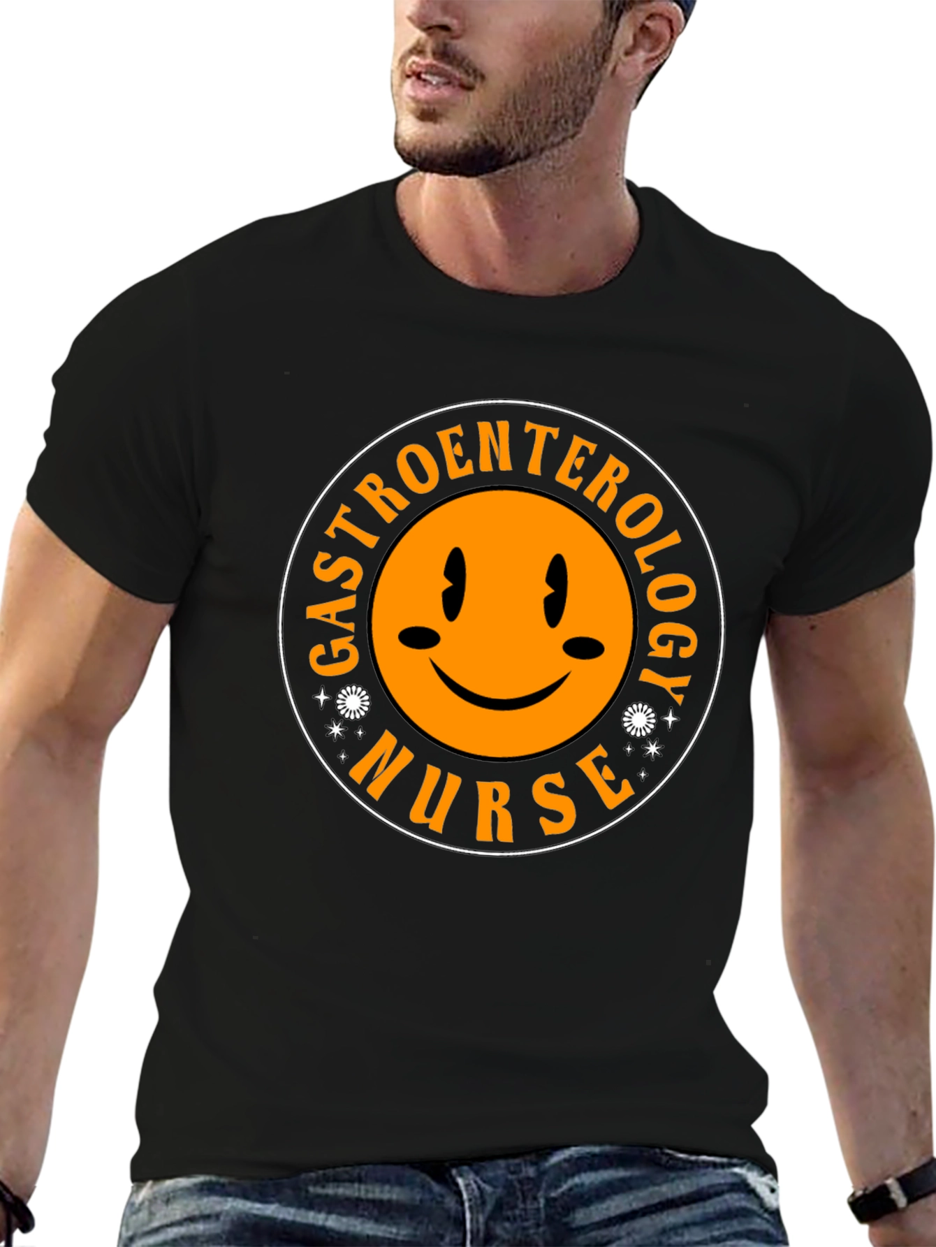 Gastroenterology Nurse Smiley Face T-Shirt