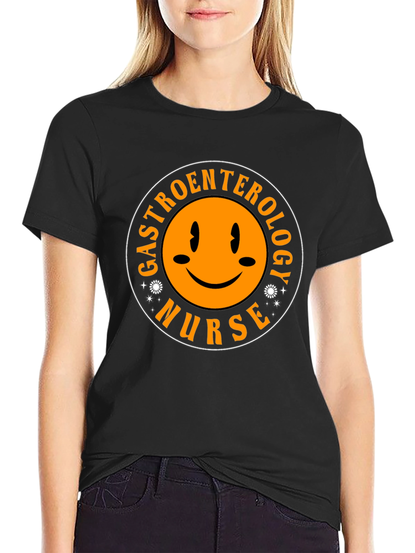 Gastroenterology Nurse Smiley Face T-Shirt