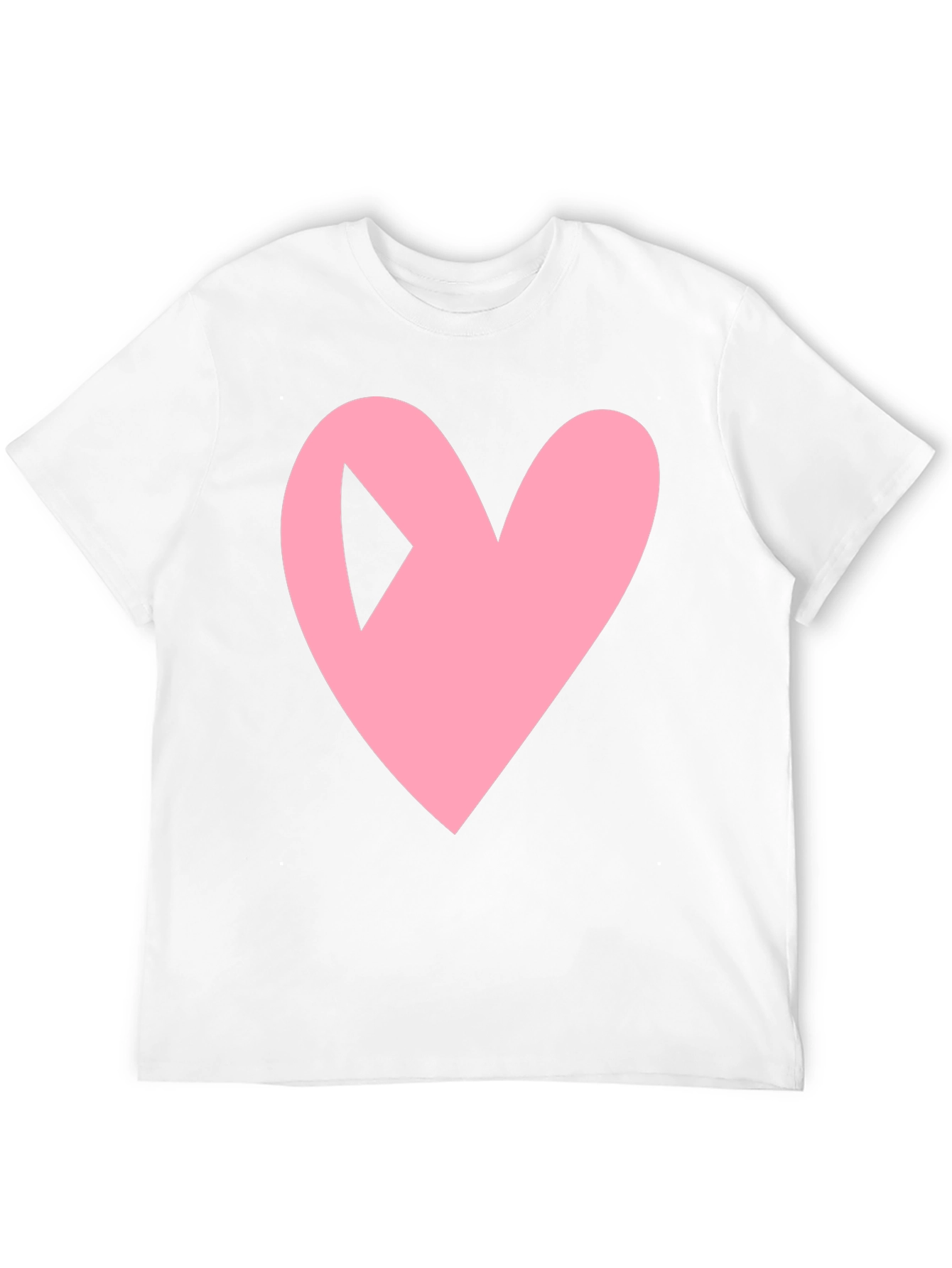 Heart Play Button Black Tee