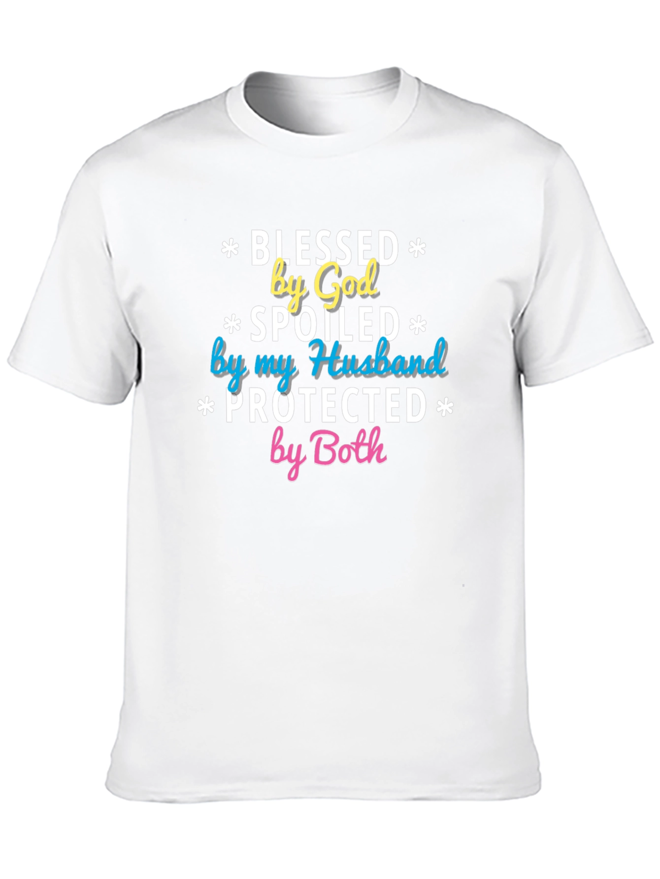 Blessed Spoiled Protected Novelty Graphic T-Shirt