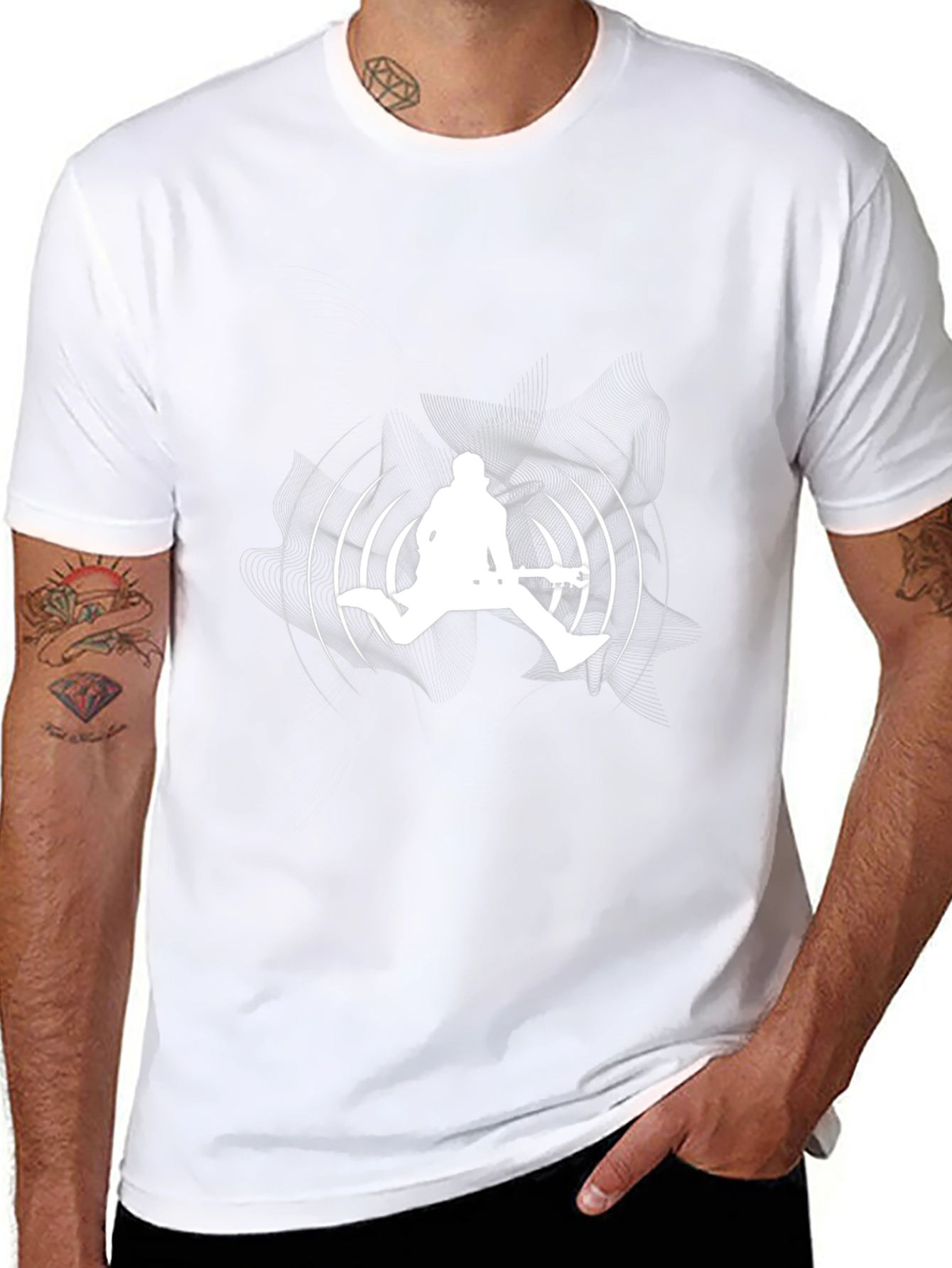 Rockstar Silhouette Graphic Tee