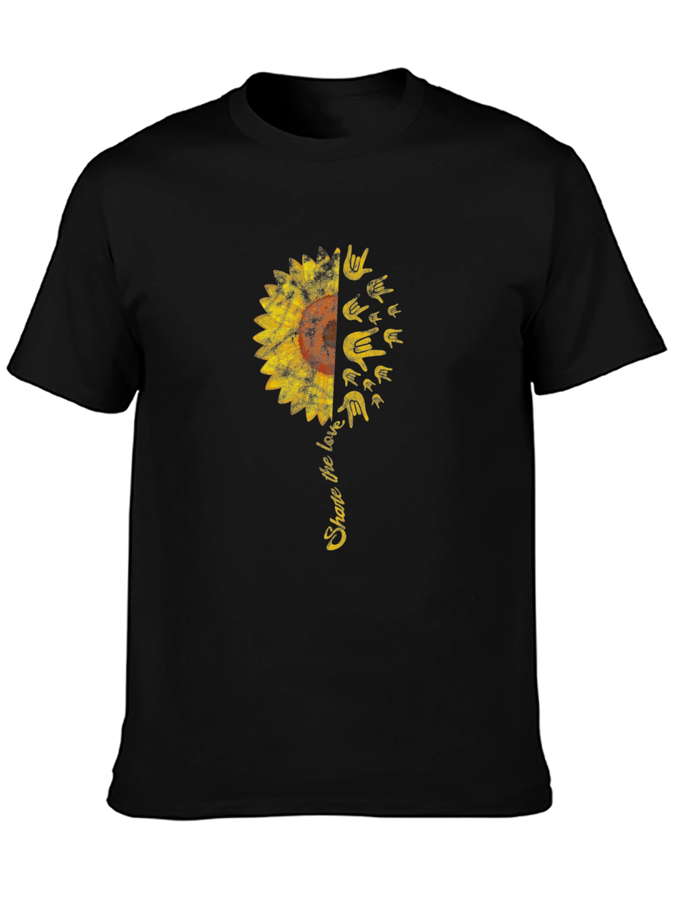 Share the Love Sunflower ASL T-Shirt