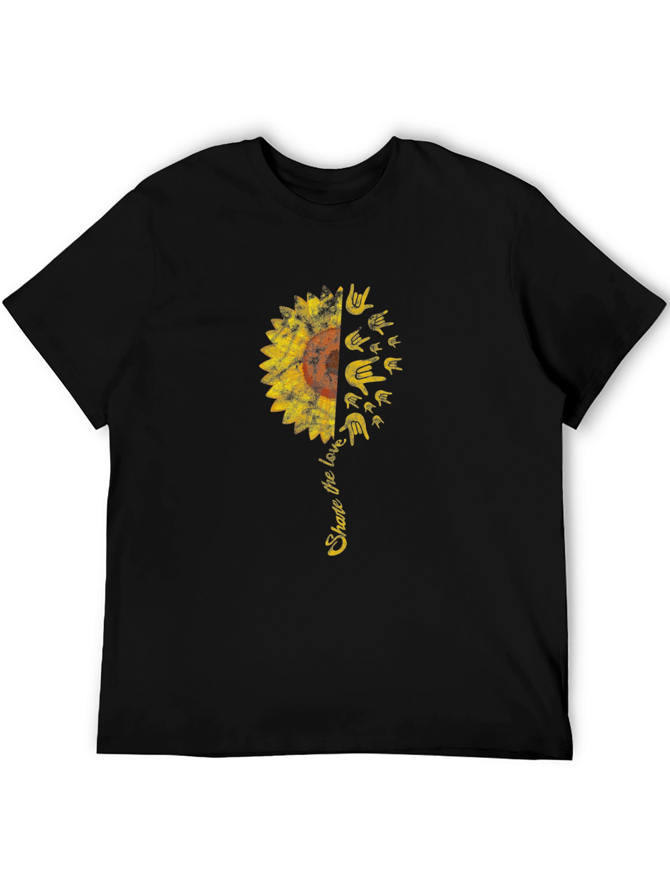 Share the Love Sunflower ASL T-Shirt