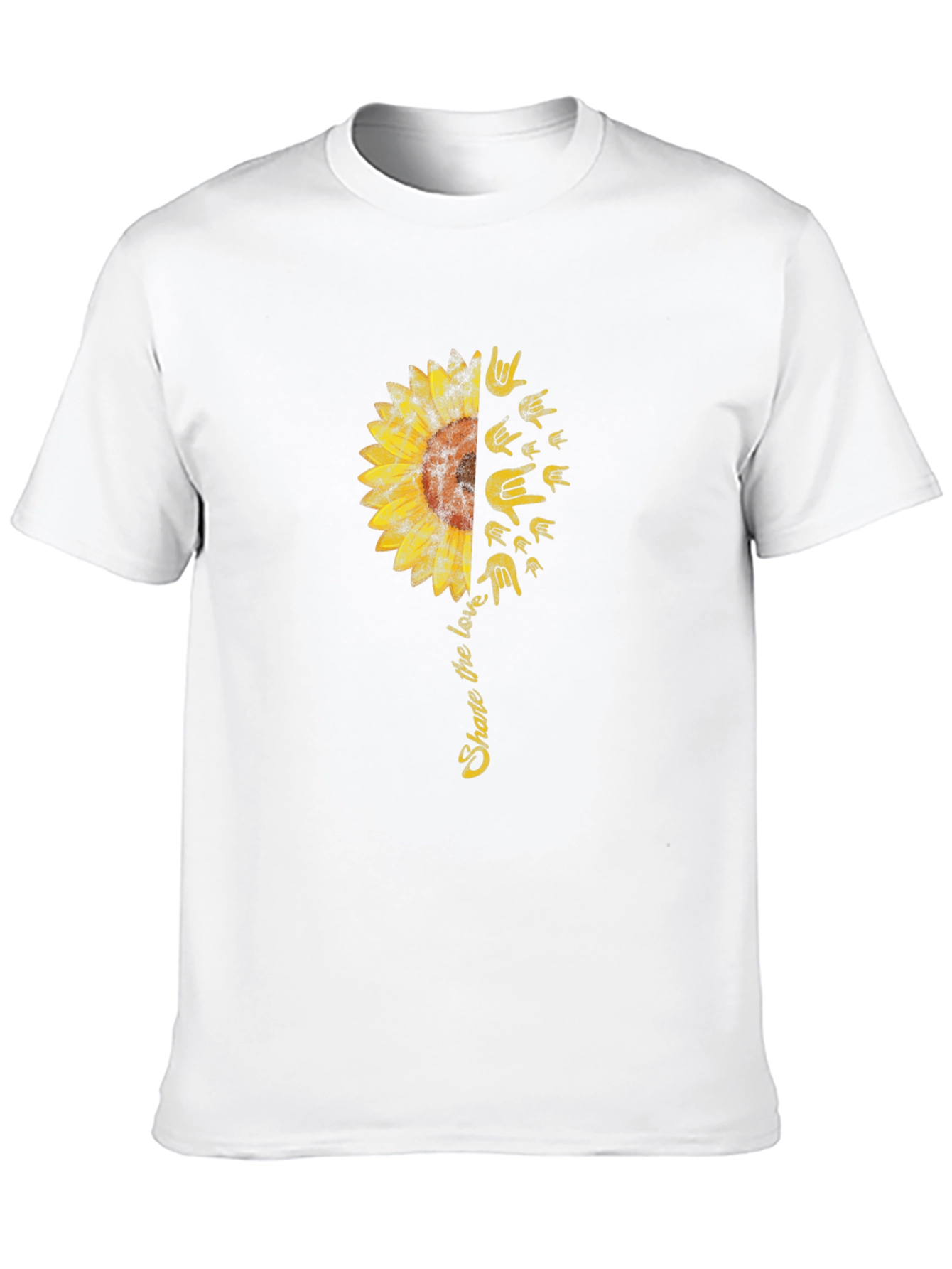 Share the Love Sunflower ASL T-Shirt