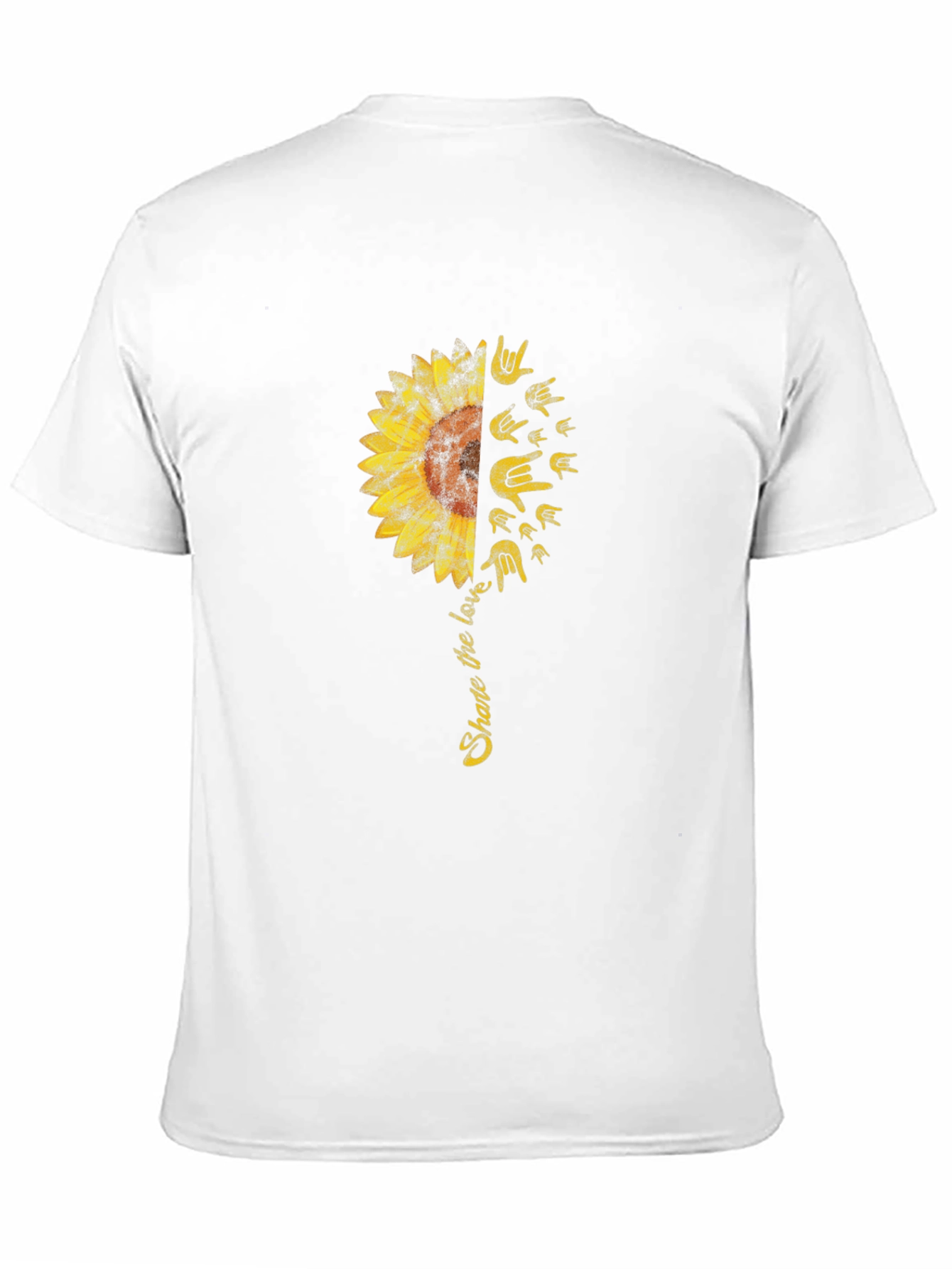 Share the Love Sunflower ASL T-Shirt