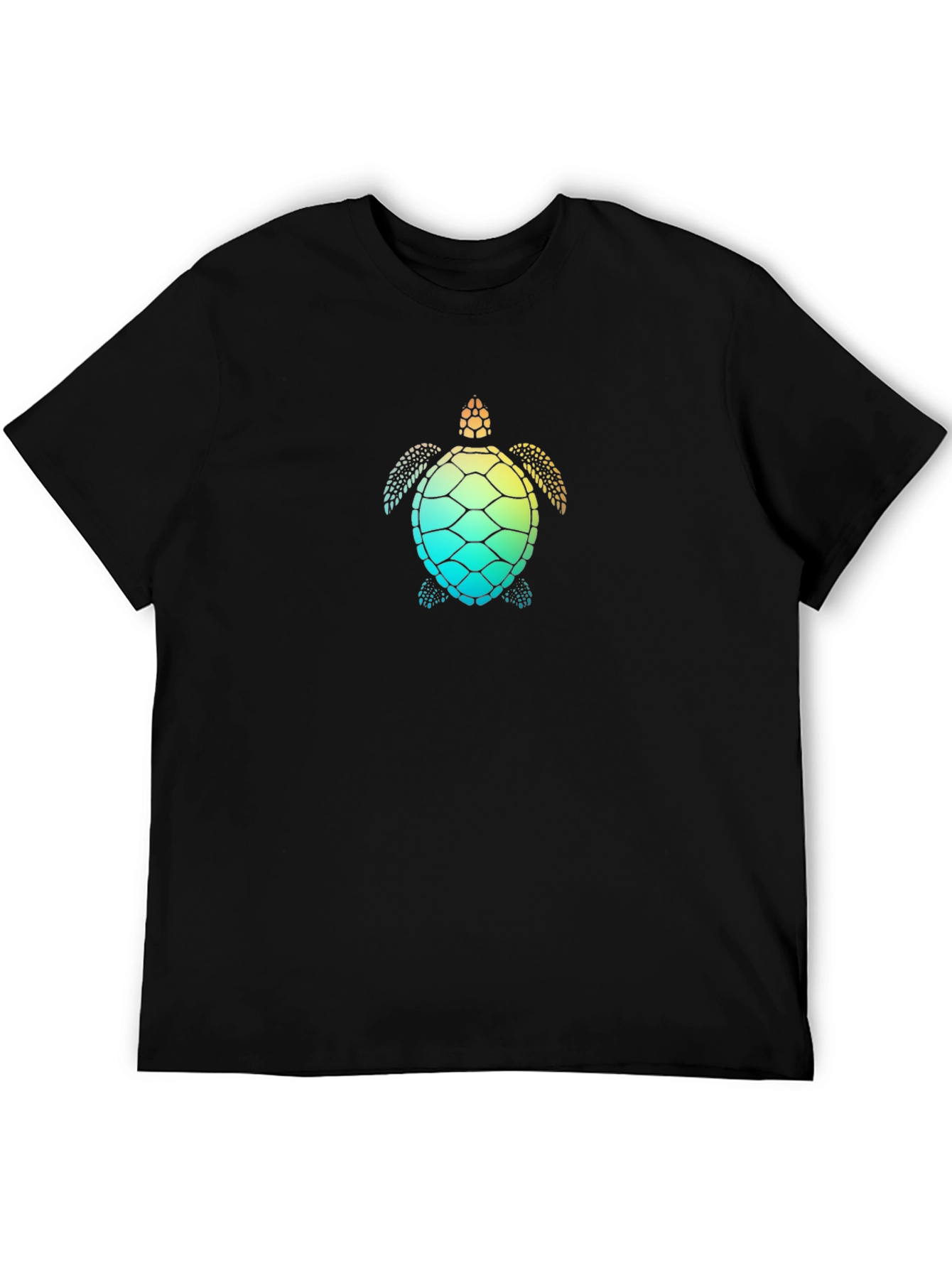 Sea Turtle Graphic Tee - Mens Black T-Shirt