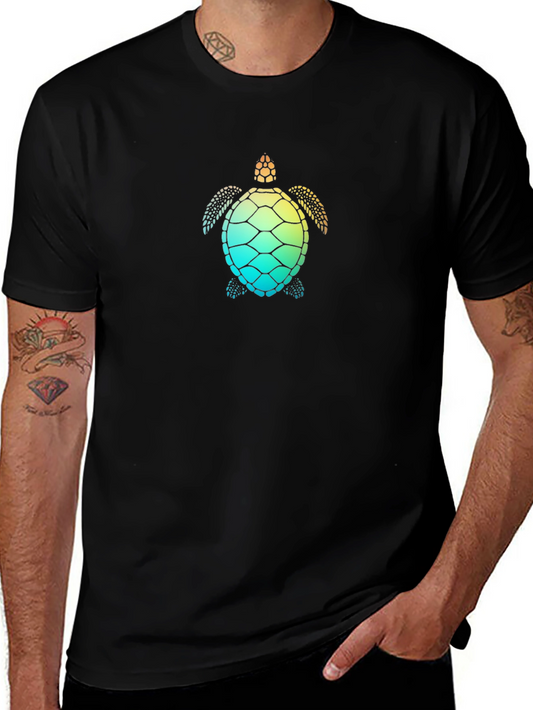 Sea Turtle Graphic Tee - Mens Black T-Shirt