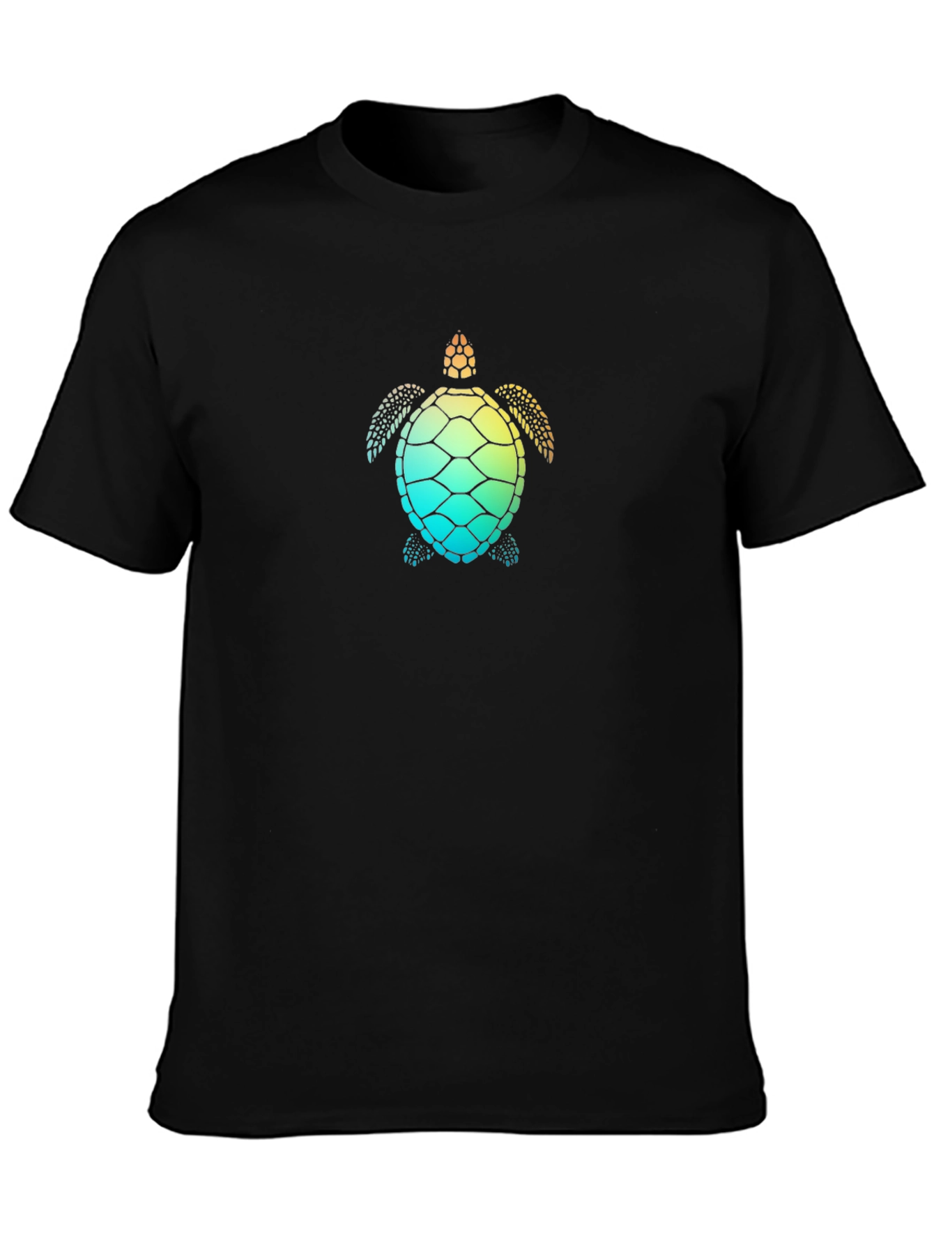 Sea Turtle Graphic Tee - Mens Black T-Shirt