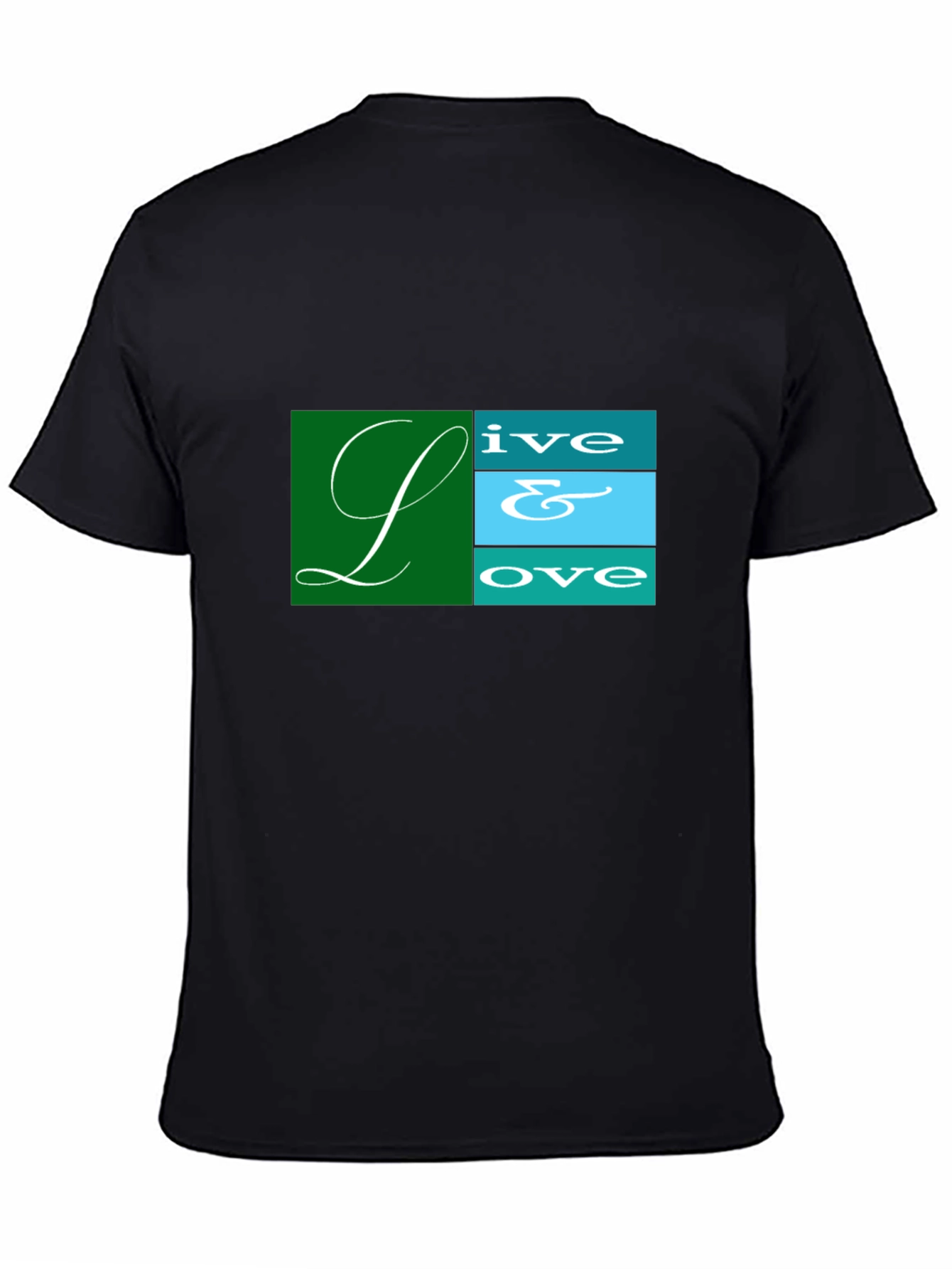 Live & Love Graphic Tee - Black
