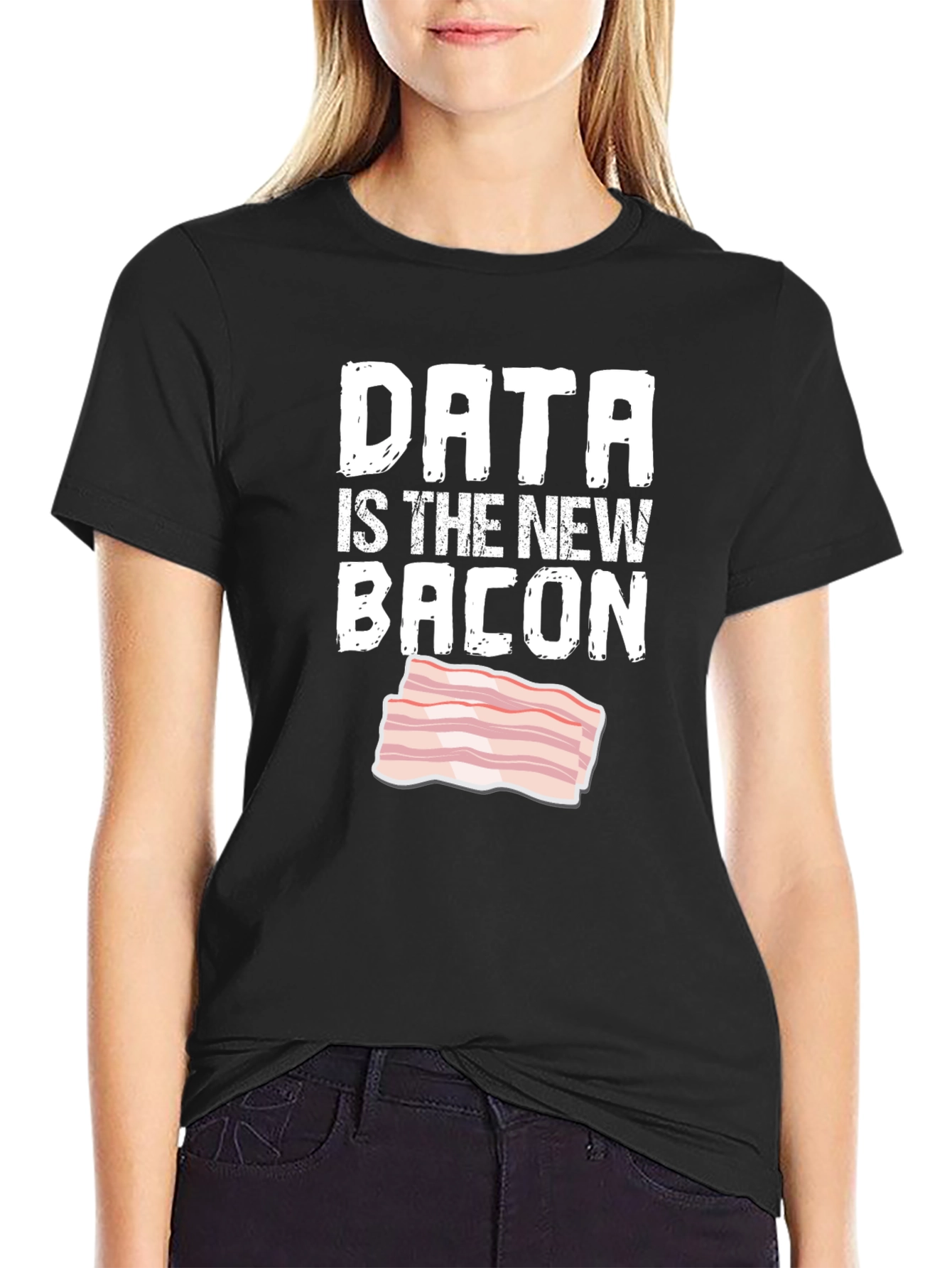 Data is the New Bacon Graphic Tee