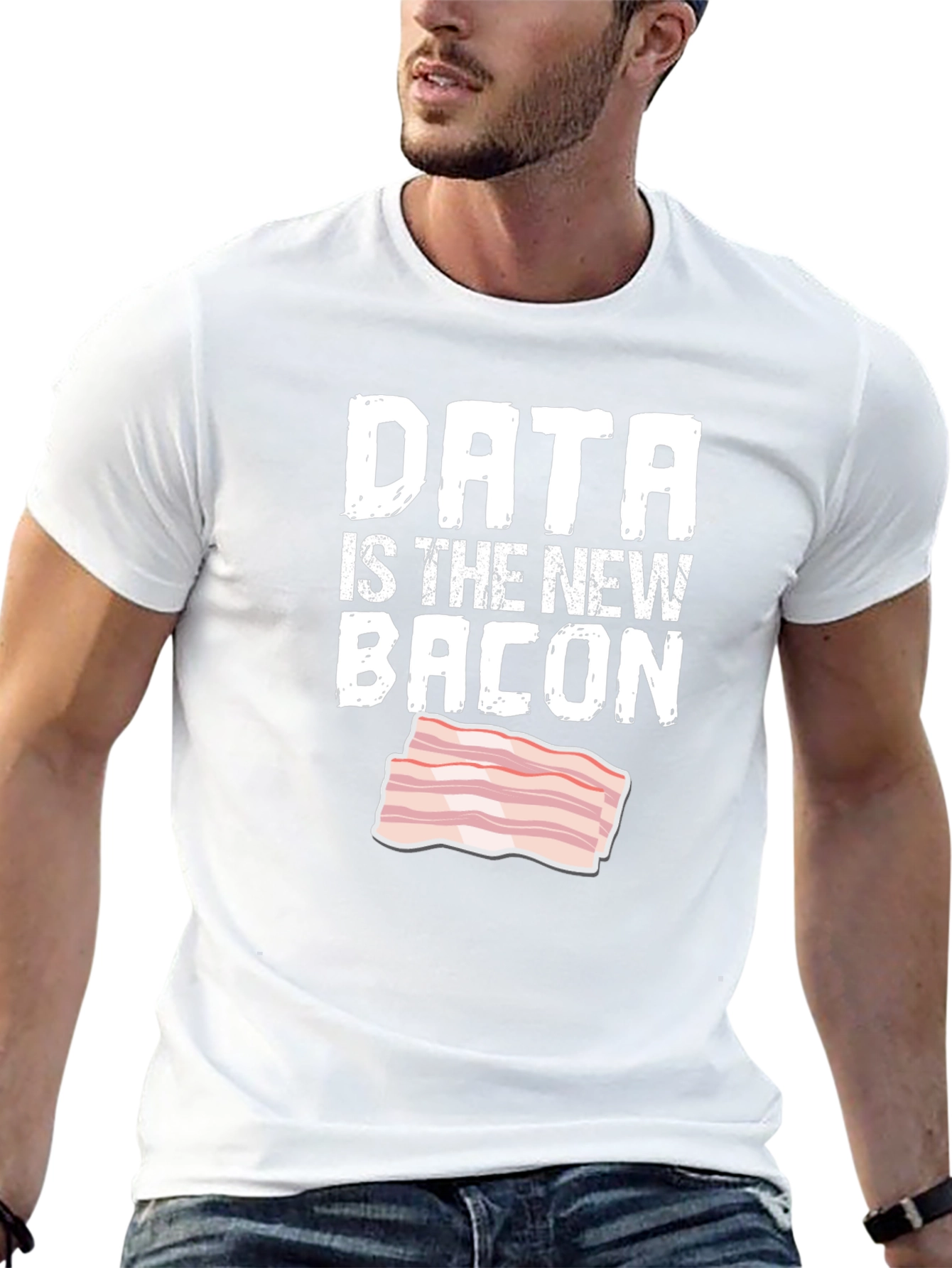 Data is the New Bacon Graphic Tee