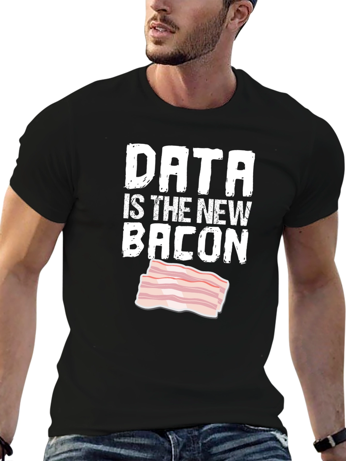 Data is the New Bacon Graphic Tee