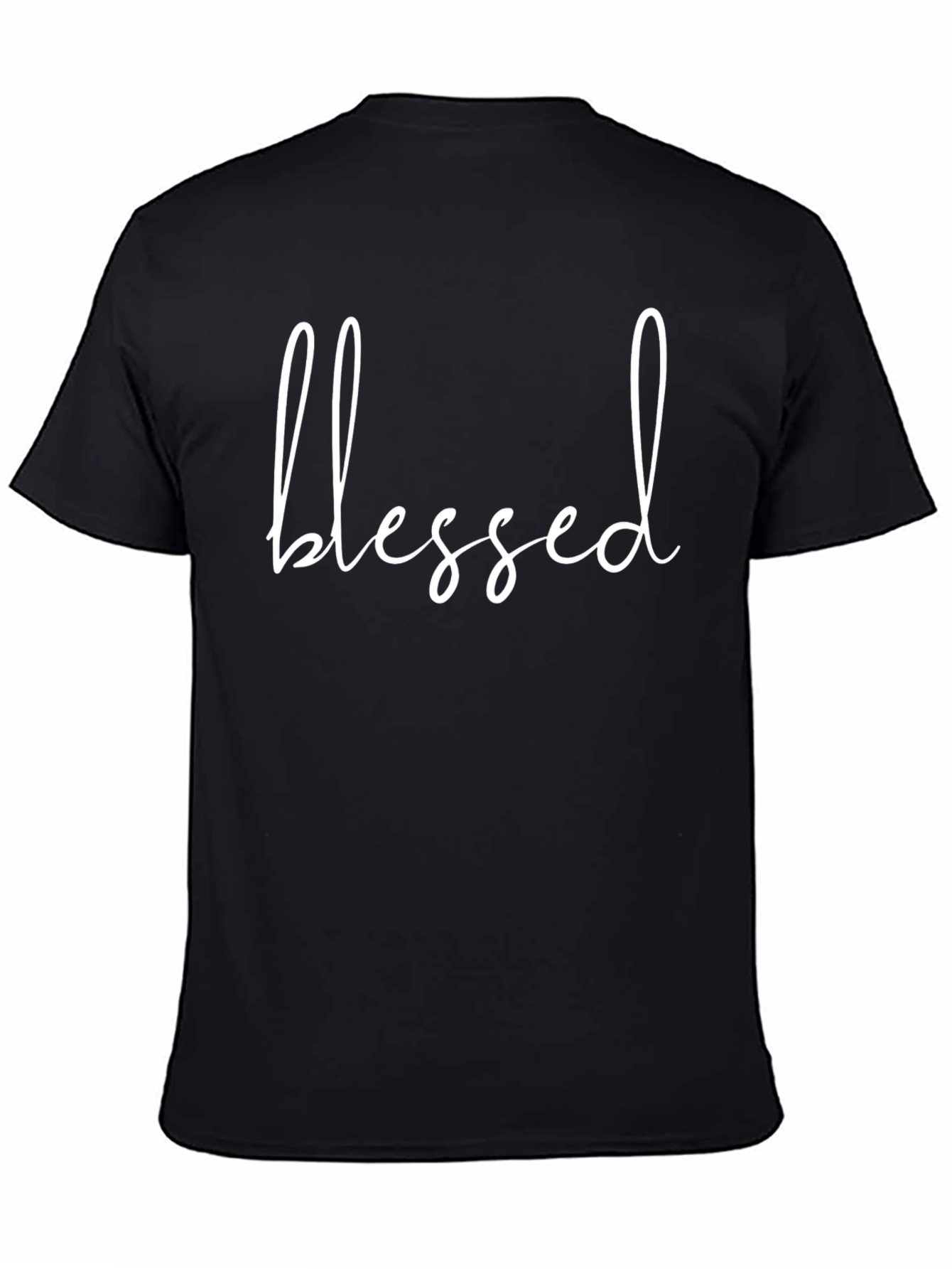 Blessed Black T-Shirt - Stylish Graphic Tee